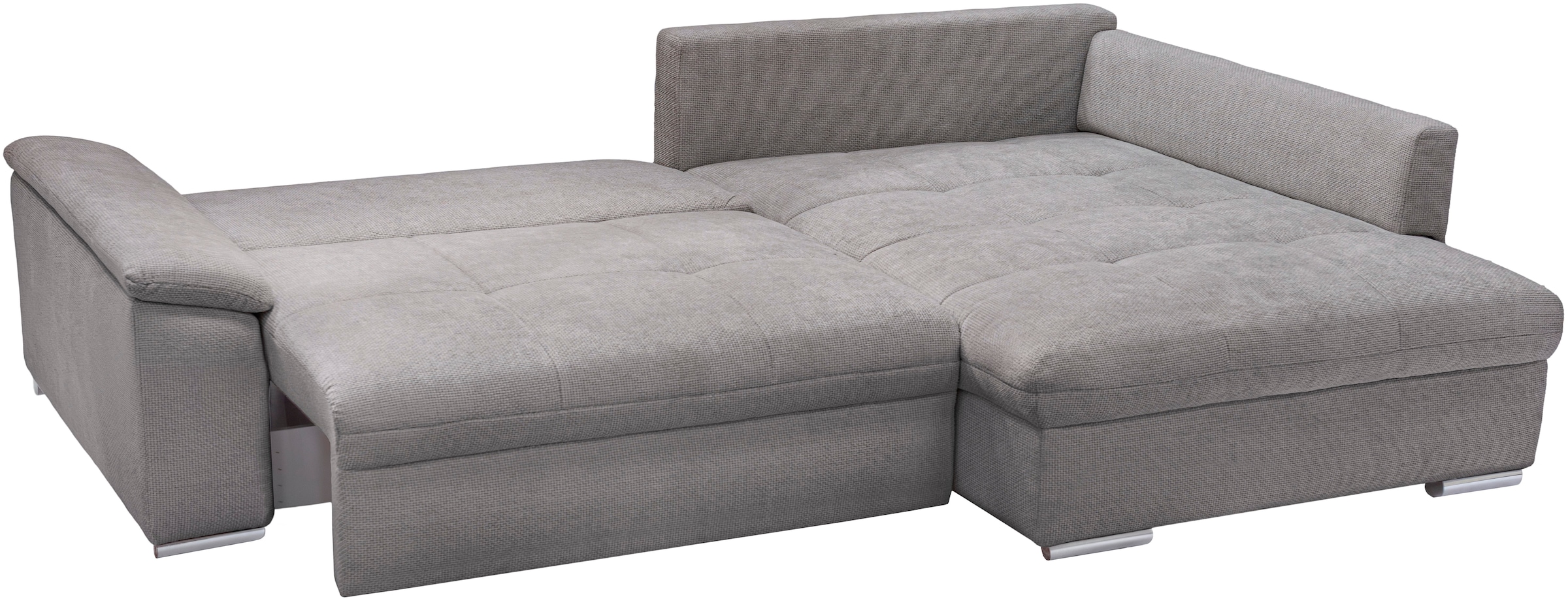 exxpo - sofa fashion Ecksofa »Casa Grande inkl. Bettfunktion & Bettkasten, OTTOs Choice, bequem« Breite 268cm, L-Form, guter Sitzkomfort, große Liegefläche