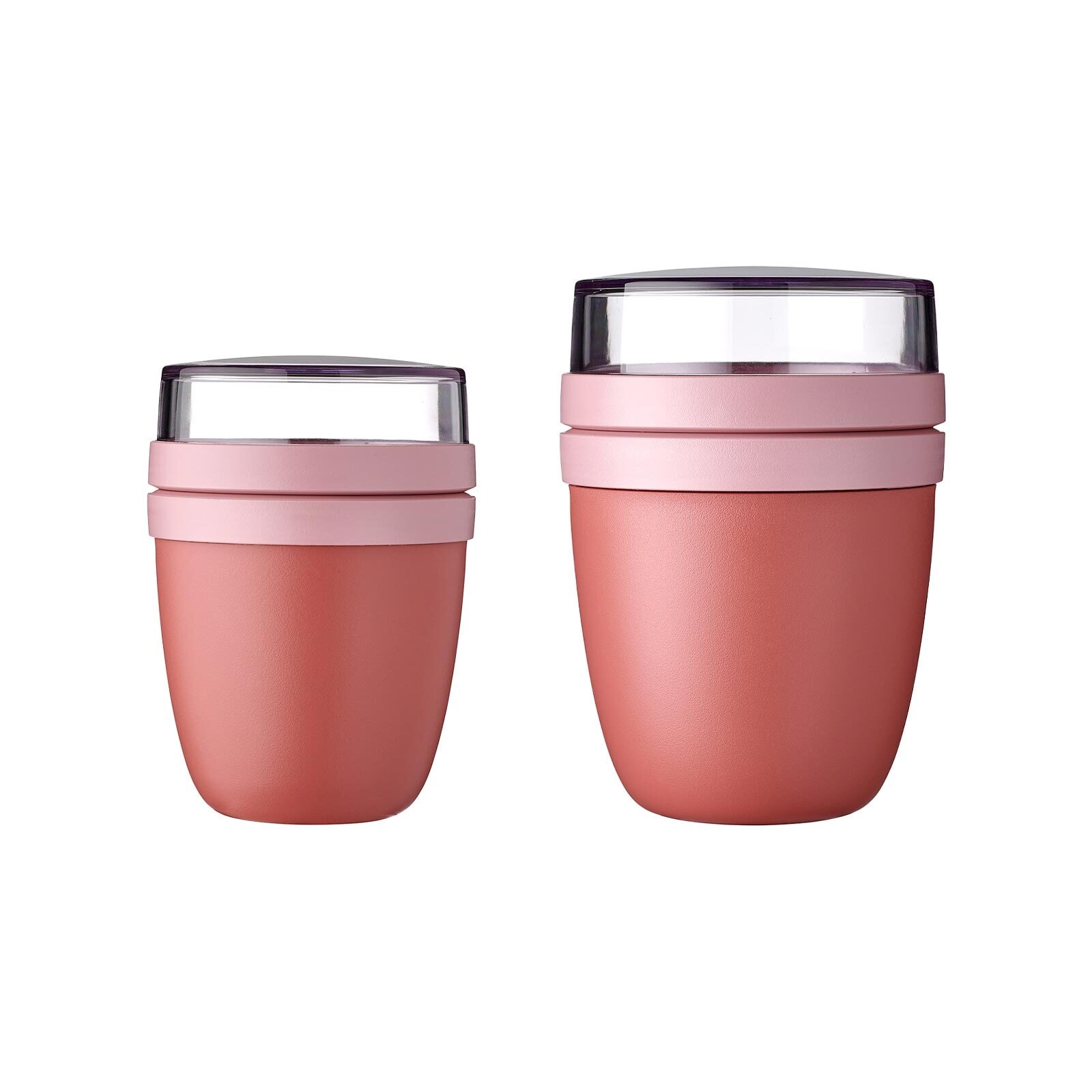 Mepal Lunchbox »Lunchpot mini + regular Ellipse 2er Set« Spülmaschinengeeignet, Mikrowellenfest