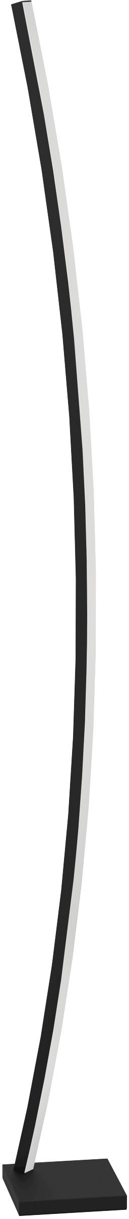 EGLO Stehlampe »PICACHA«, Stehleuchte in schwarz aus Stahl - 29W - Warmweiß
