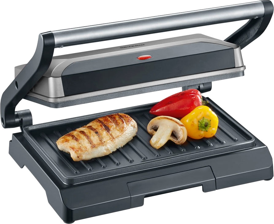 Severin Kontaktgrill »KG 2394«, 800 W, antihaftbeschichtete Grillplatten,inkl. Fettauffangschale