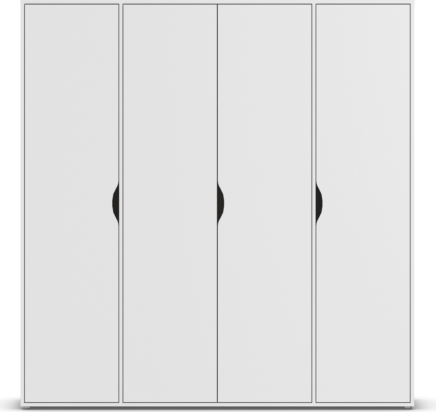 rauch Drehtürenschrank »Kleiderschrank Schrank Garderobe Wäscheschrank NARAI viel Stauraum«, (in 3 verschiedenen Ausstattungen BASIC/CLASSIC/PREMIUM), Griffausfräsungen für eine grifflose Optik TOPSELLER MADE IN GERMANY