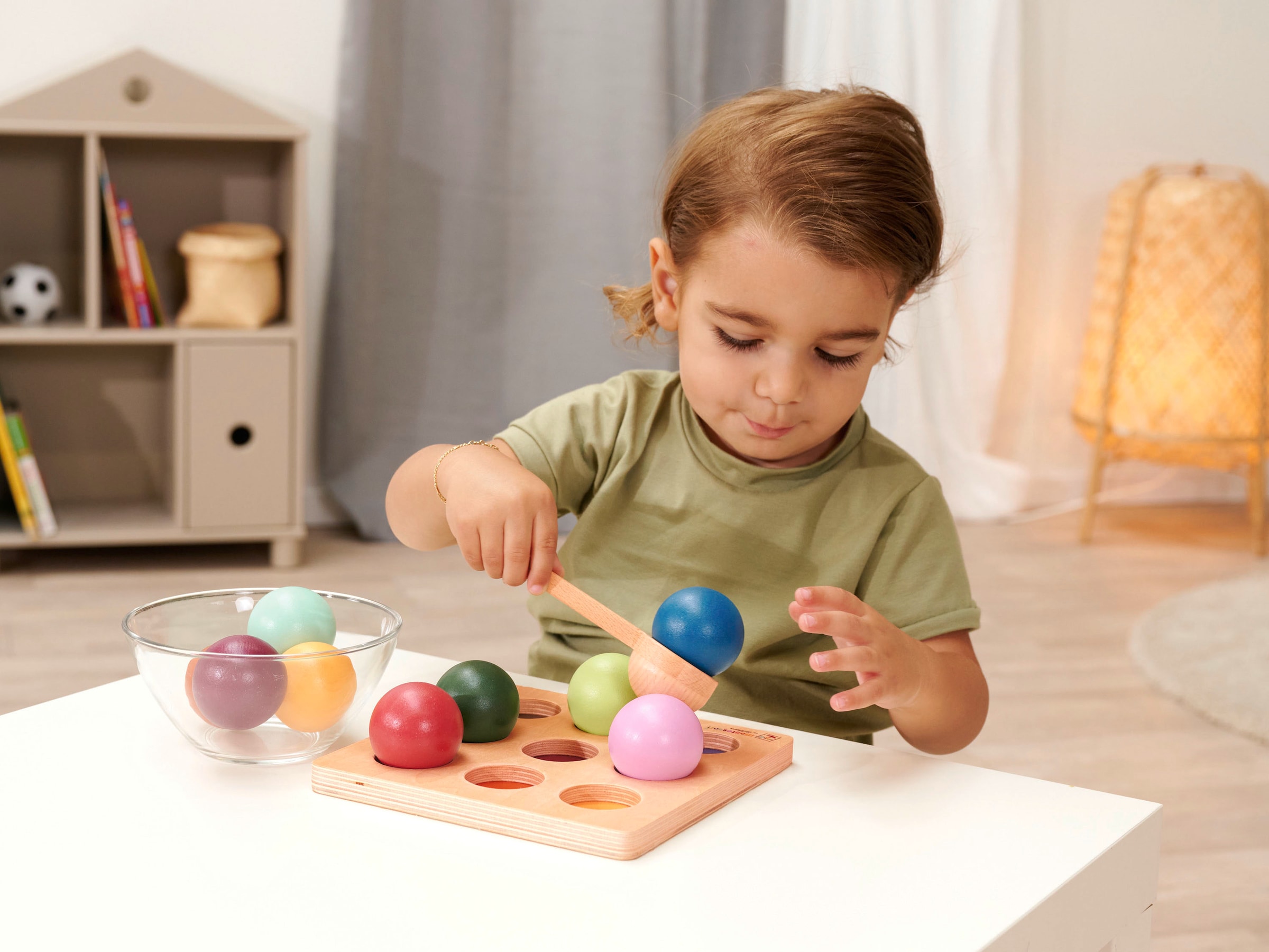 Eichhorn Steckspielzeug »Montessori Sortierkugeln«