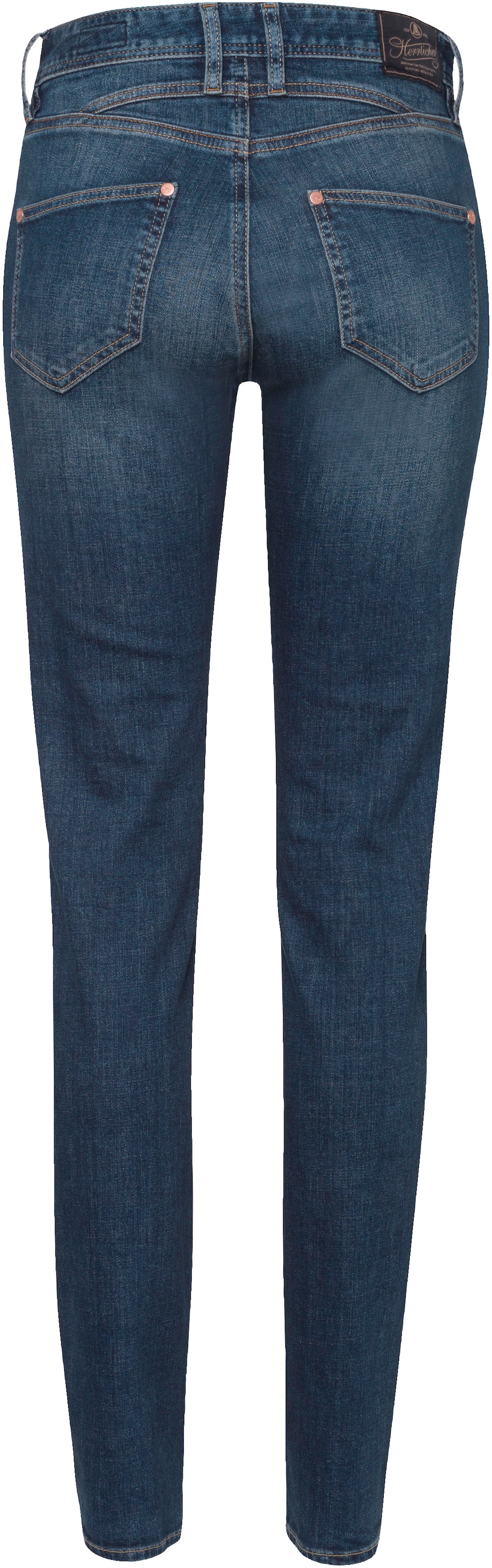 Herrlicher Slim-fit-Jeans »PEPPY SLIM RECYCLED DENIM«, Normal Waist Recycled Polyester