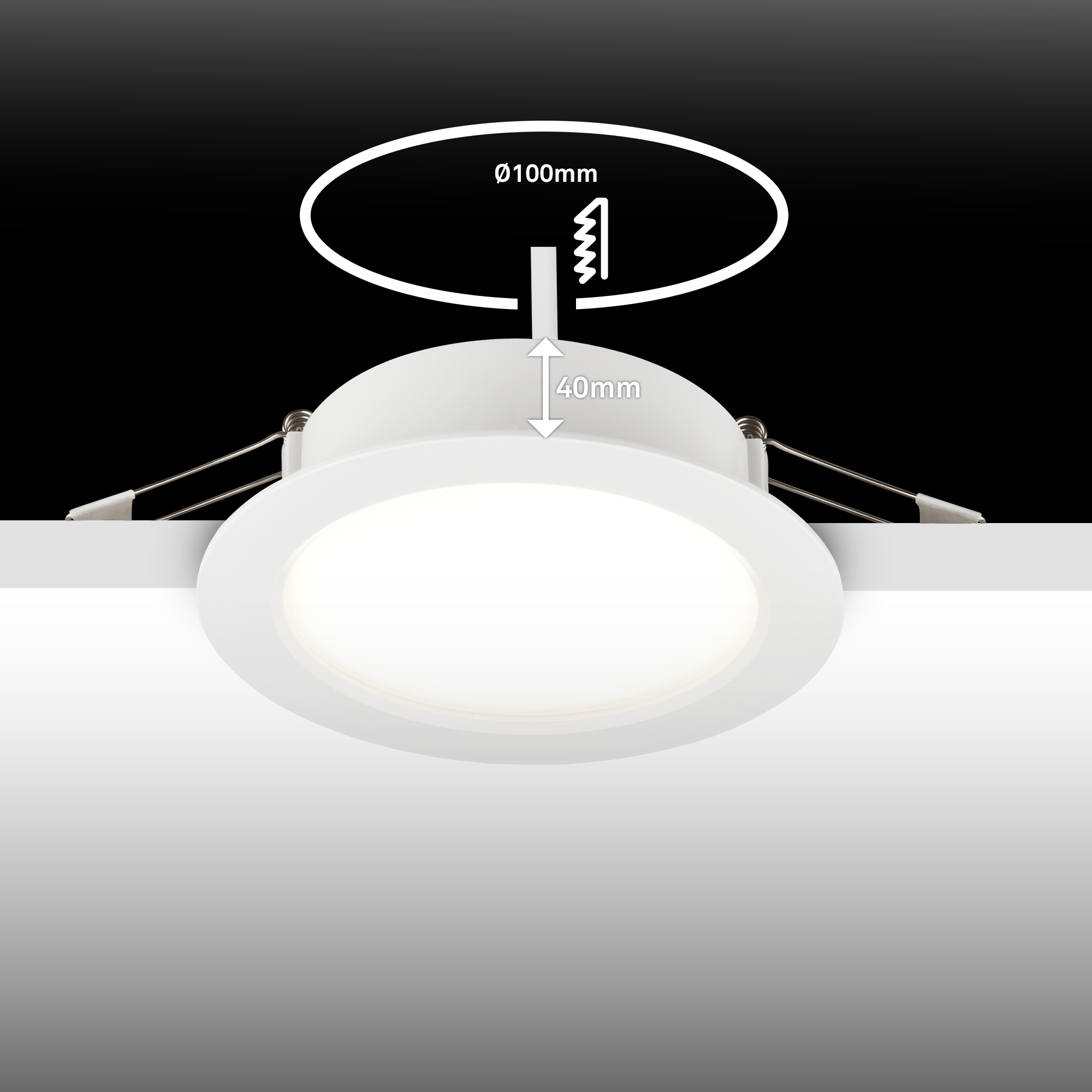 Briloner Leuchten LED Einbauleuchte »FUNGO COLOR 3945036«