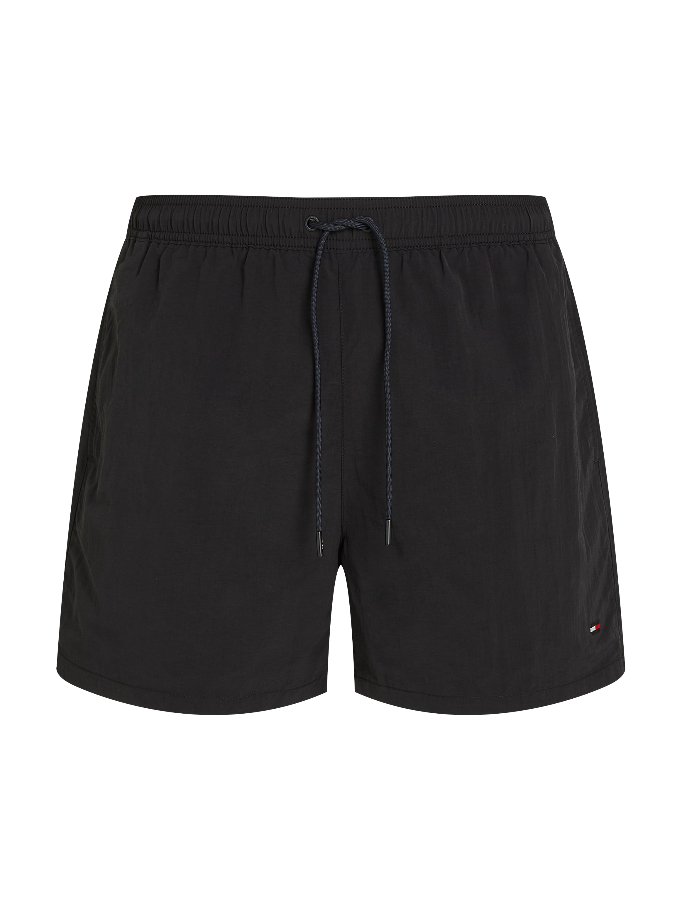 Tommy Hilfiger Swimwear Badeshorts mit Flag-Stickerei, mittellang, elastischer Bund