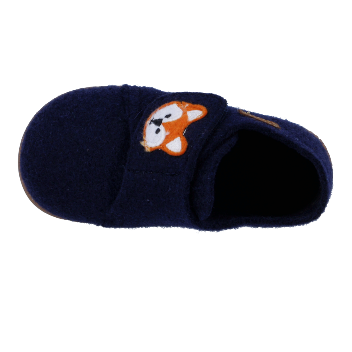 Richter Hausschuh »Filzi (Felt)«  Klettschuh mit Aufnäher, Größenschablone zum Download