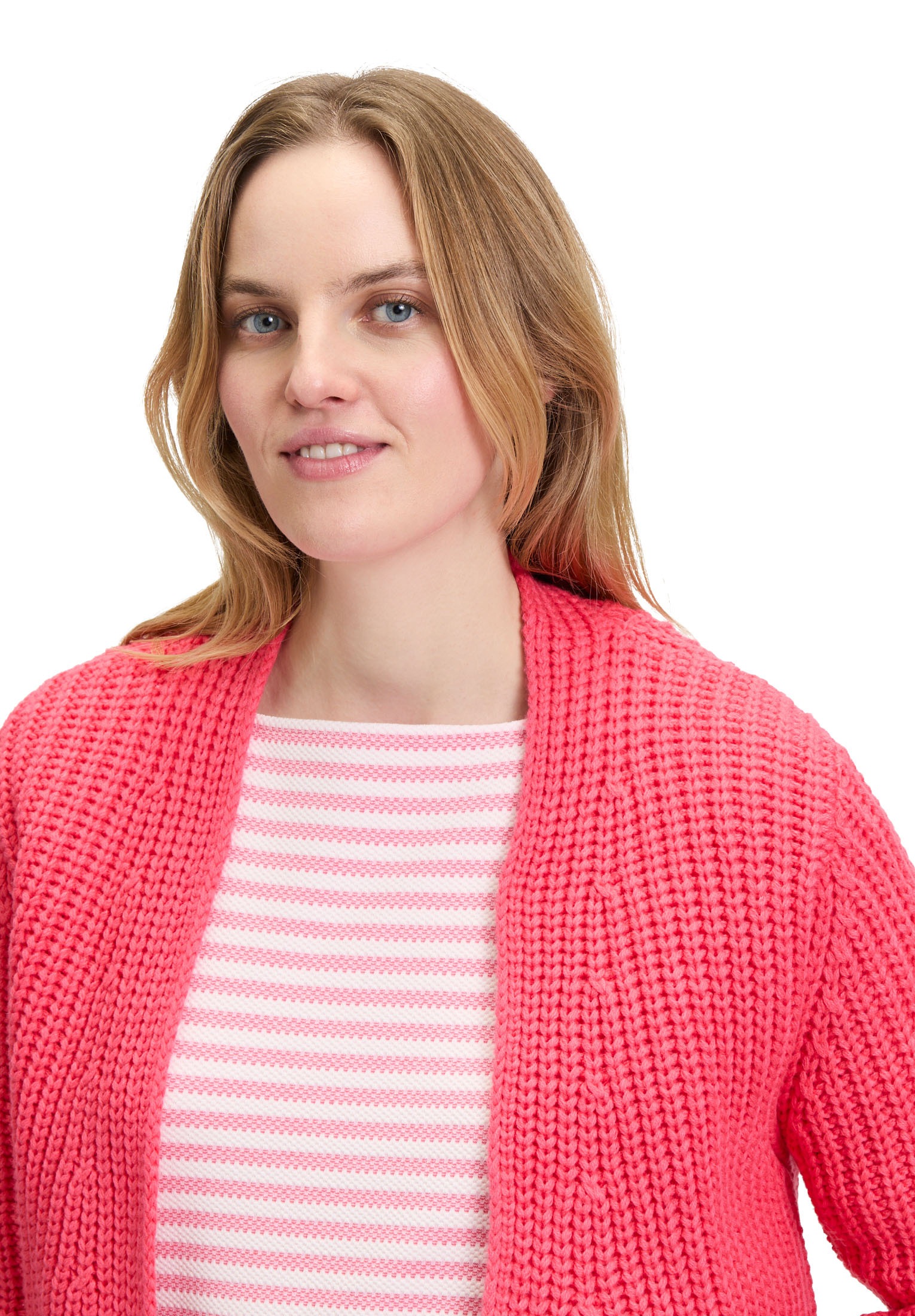 Betty&Co Strickjacke »Grobstrickjacke ohne Verschluss«