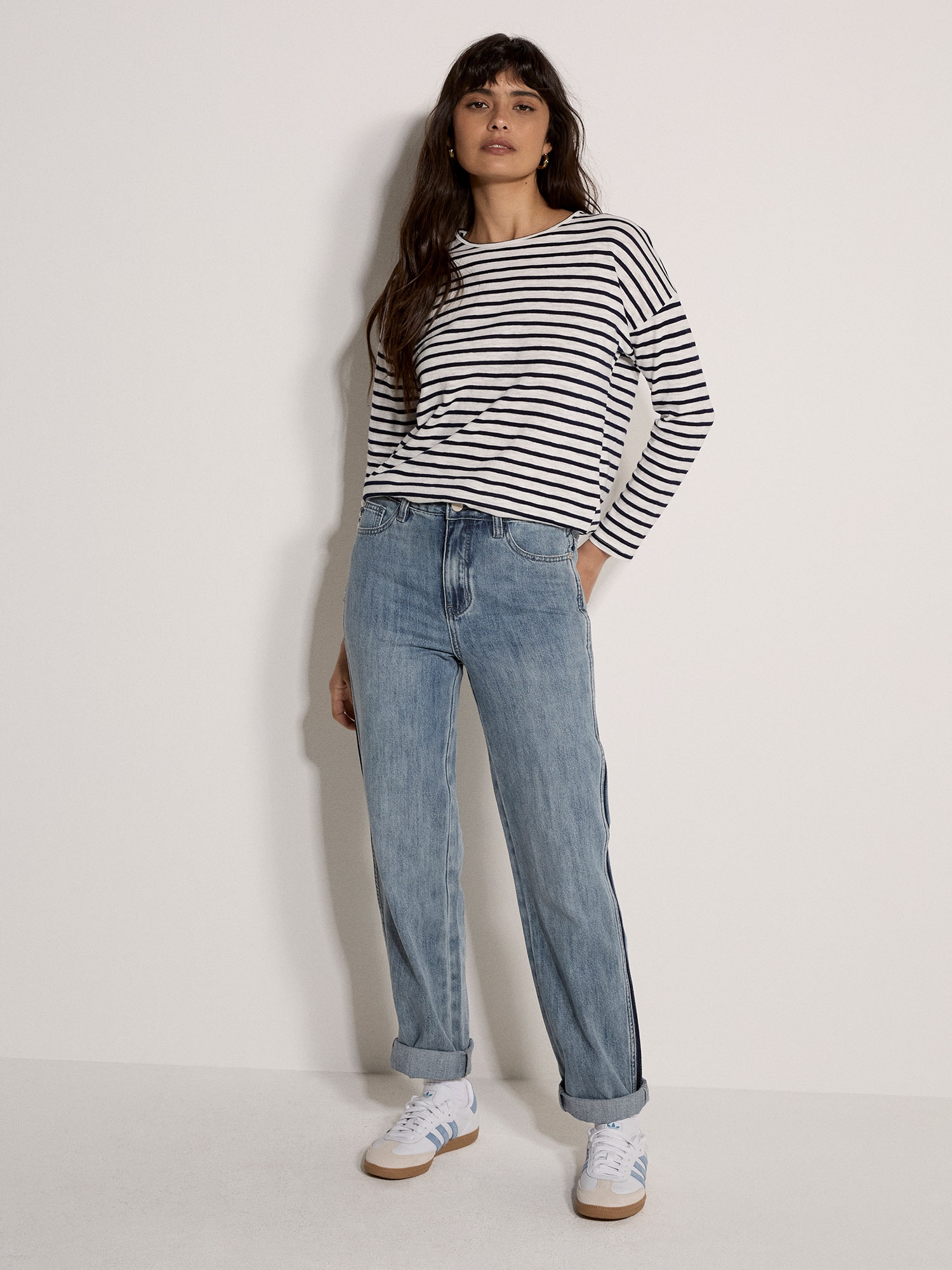 Apricot Shirttop »Top« mit Streifen