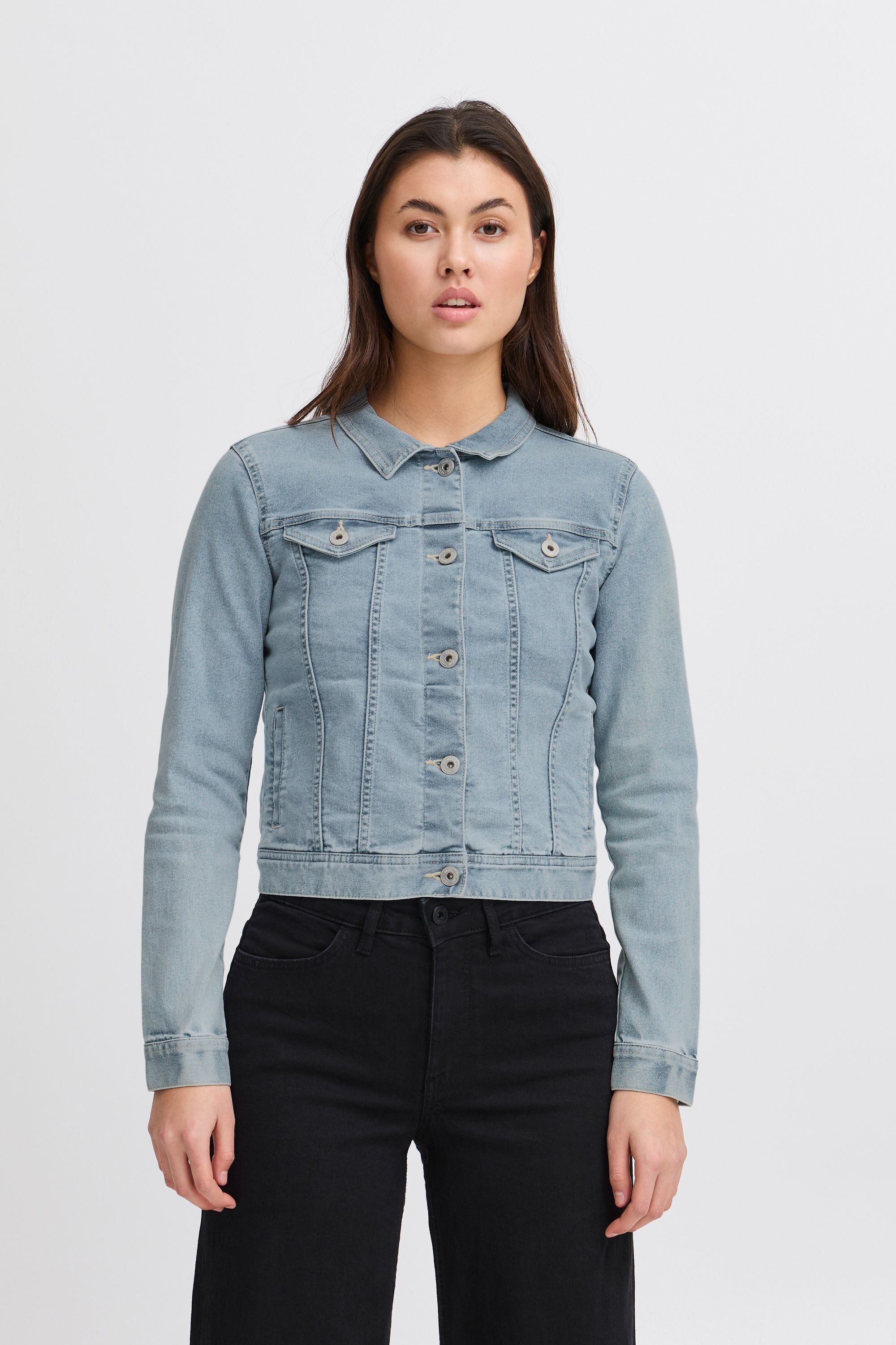 Ichi Jeansjacke »Jeansjacke IHBILLY JA«, ohne Kapuze
