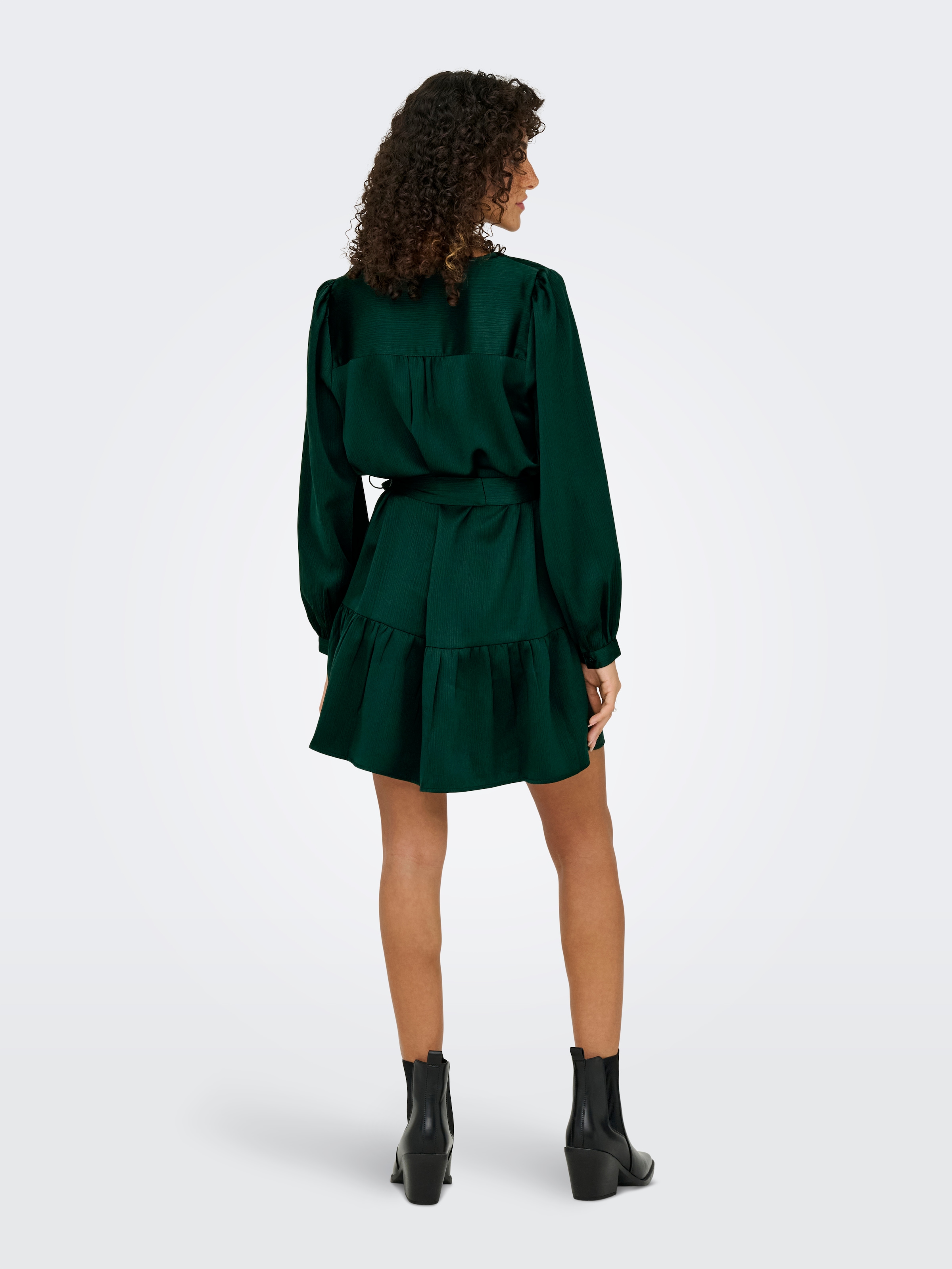 ONLY Tunikakleid »ONLNEW ALENA LIFE L/S SHORT DRESS WVN«, Sommerkleid