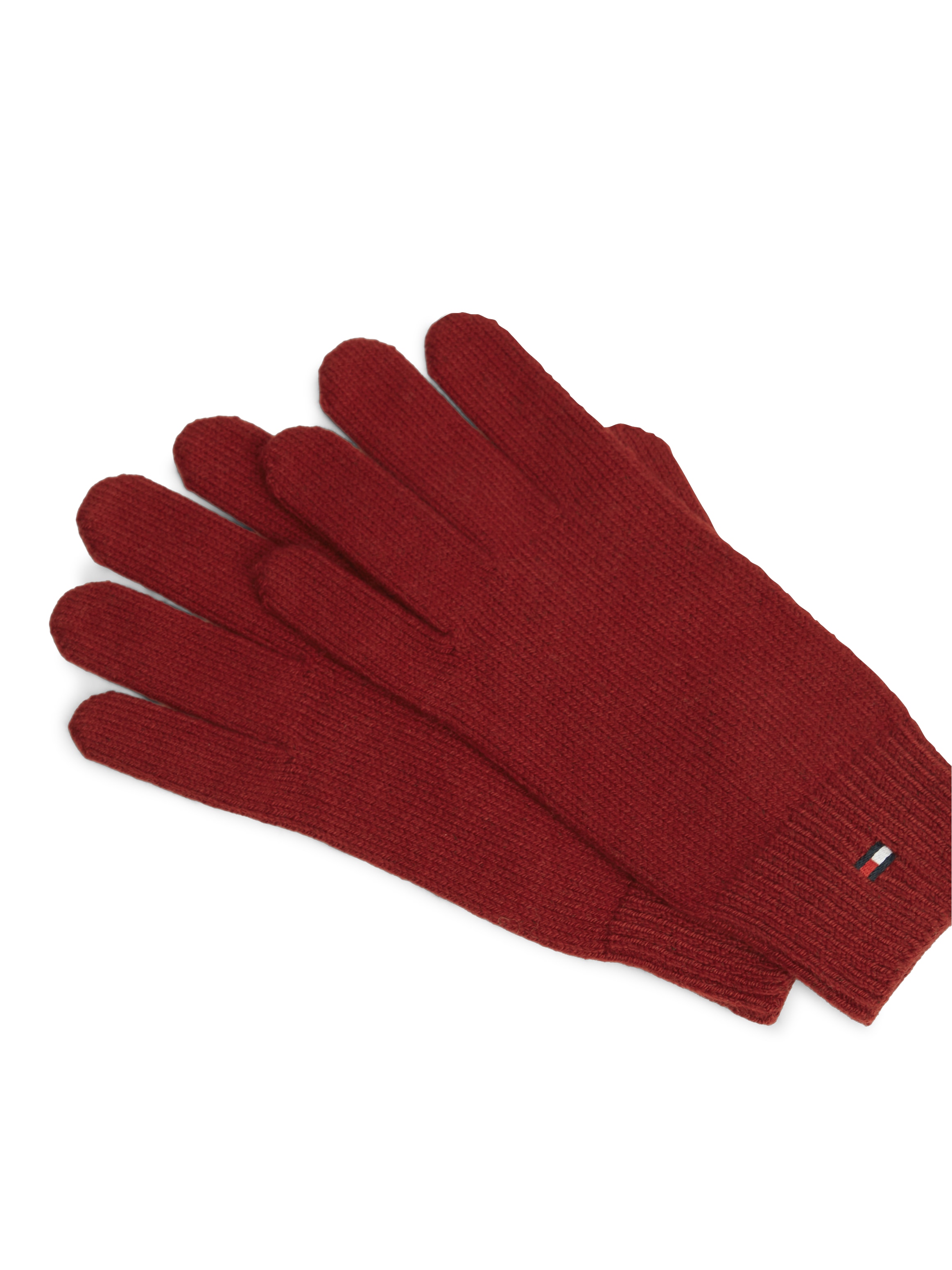 Tommy Hilfiger Strickhandschuhe »TH FLAG KNIT« mit Woll-Anteil