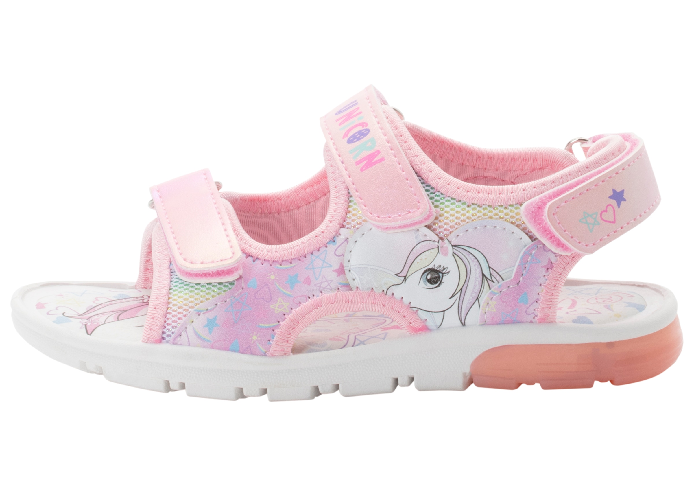 Disney Sandale »Unicorn«, mit cooler Blinkfunktion