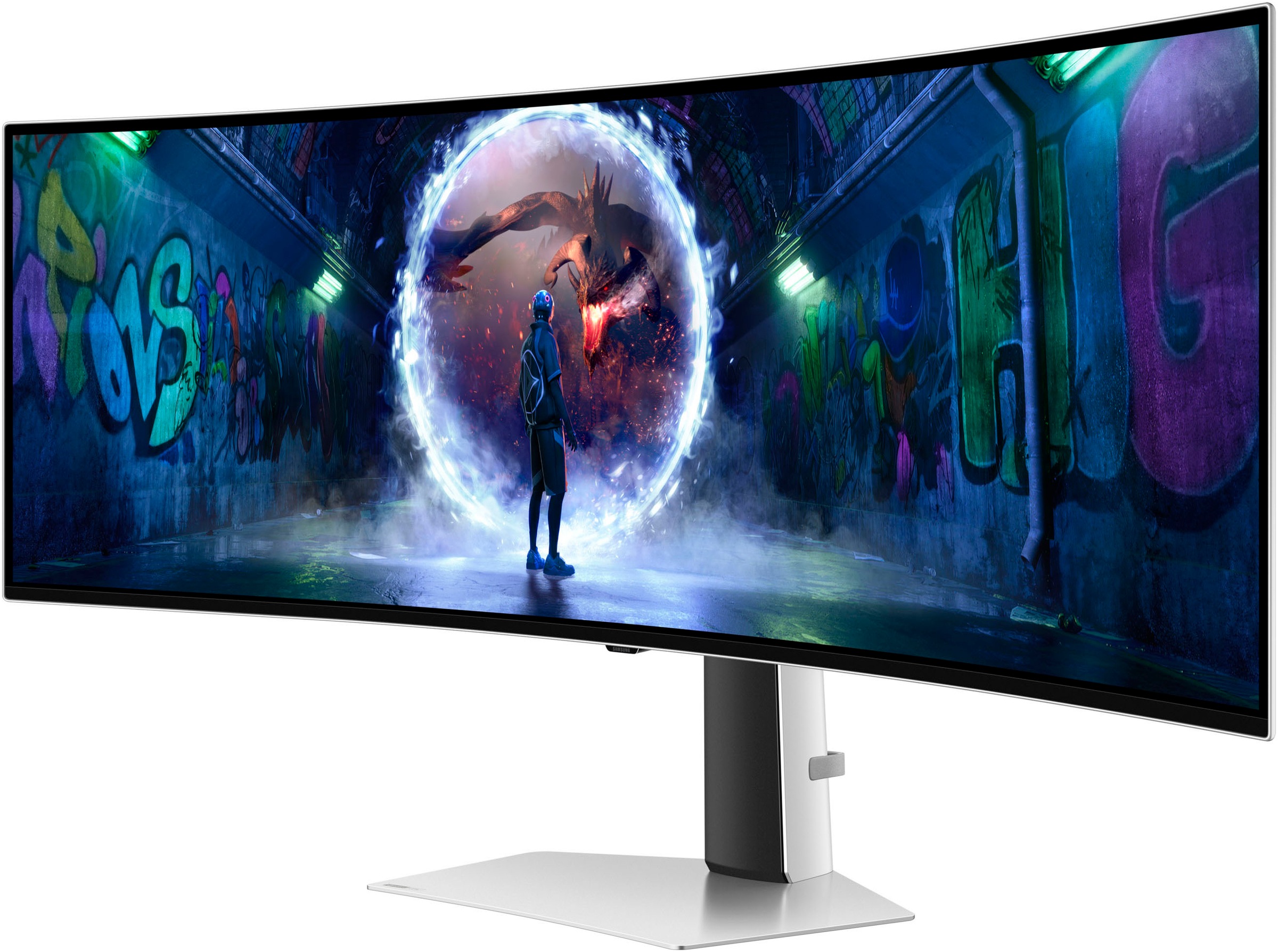 Samsung Curved-Gaming-OLED-Monitor »S49DG934SU«, 124 cm/49 Zoll, 5120 x 1440 px, DQHD, 0,03 ms Reaktionszeit, 240 Hz