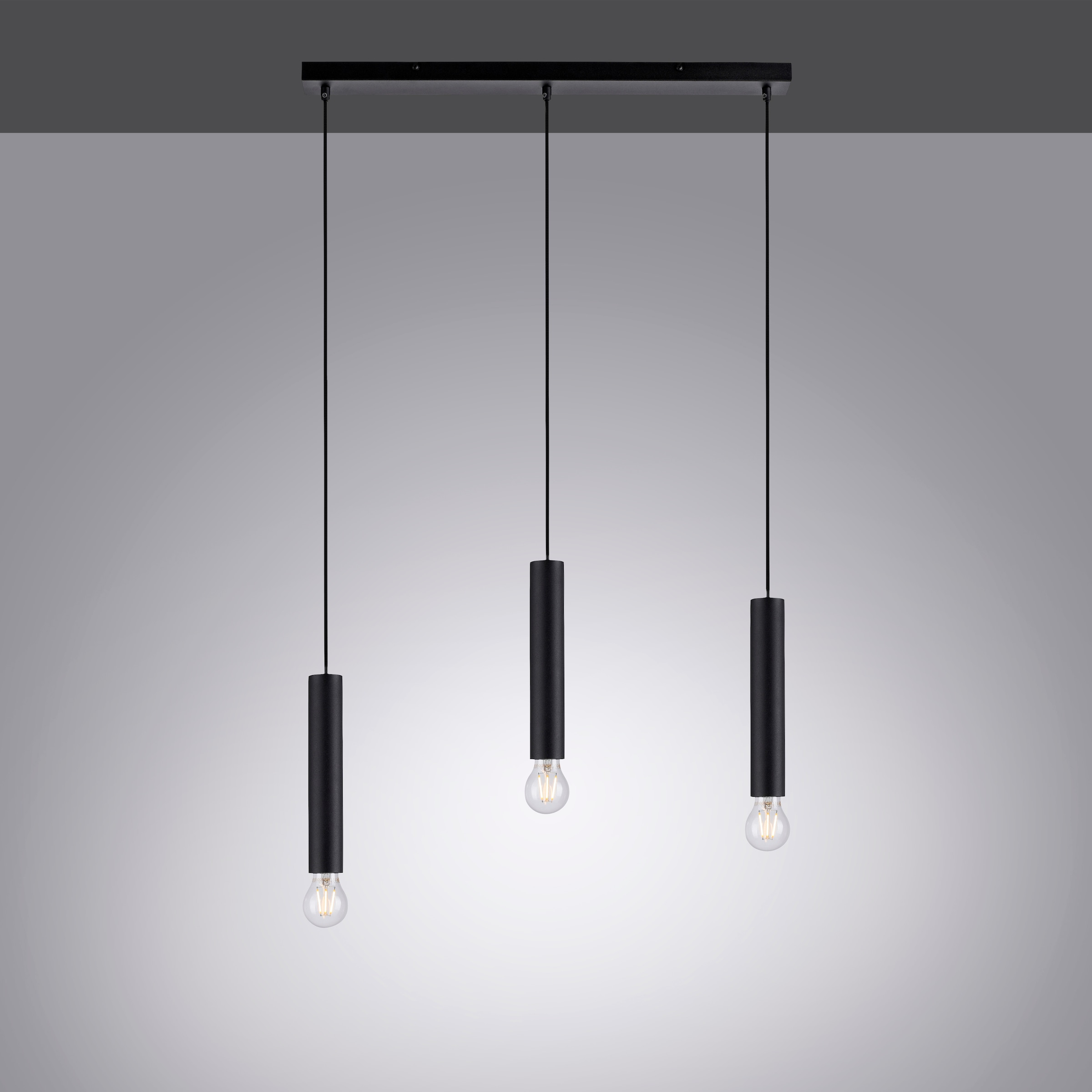 JUST LIGHT Pendelleuchte »BRUNA«, 3 flammig, Leuchtmittel E27 | ohne Leuchtmittel, ExklusiveE27
