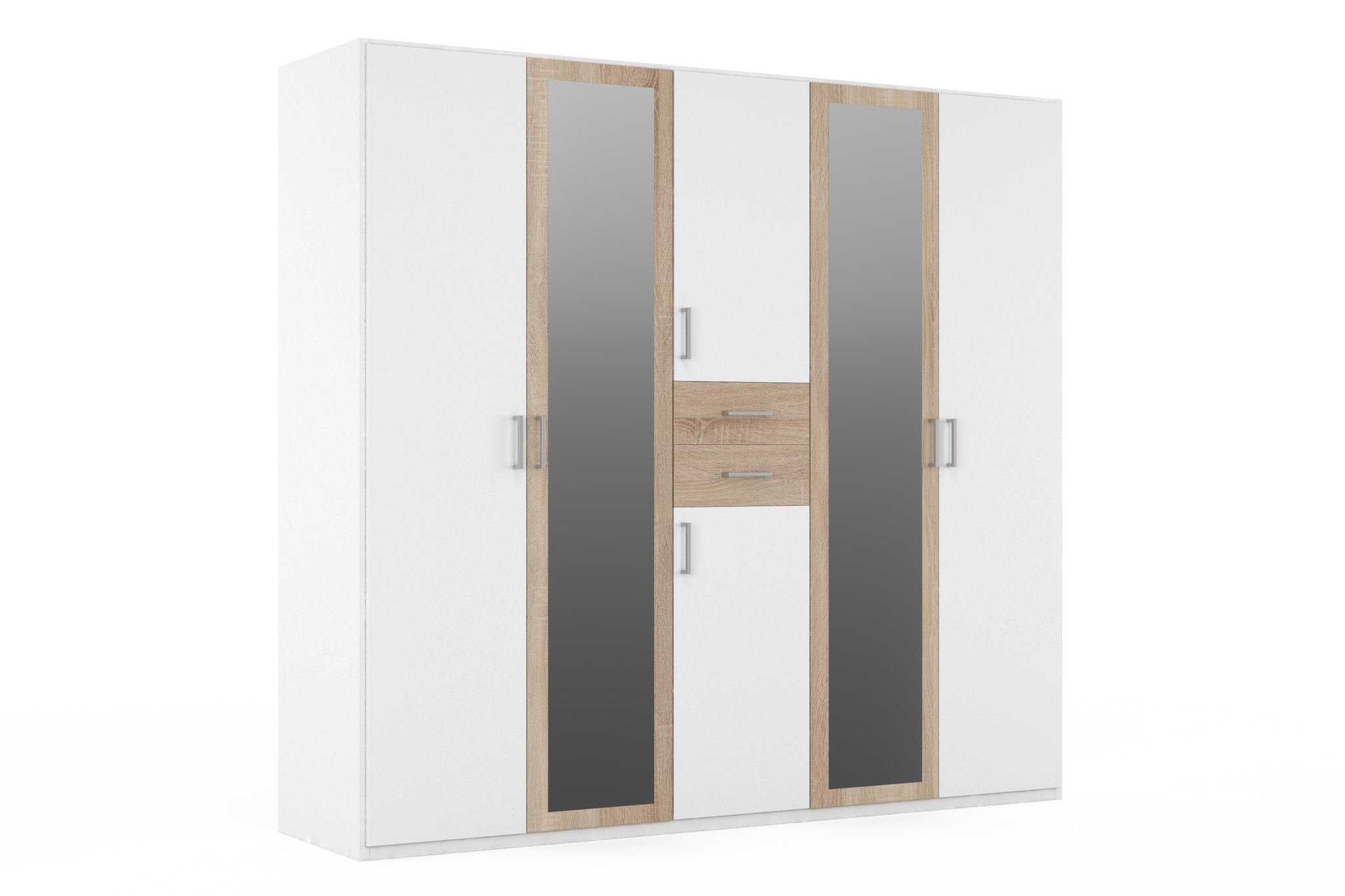 Wimex Kleiderschrank Diver, mit 2 Spiegeltüren , 2 Schubkästen mittig