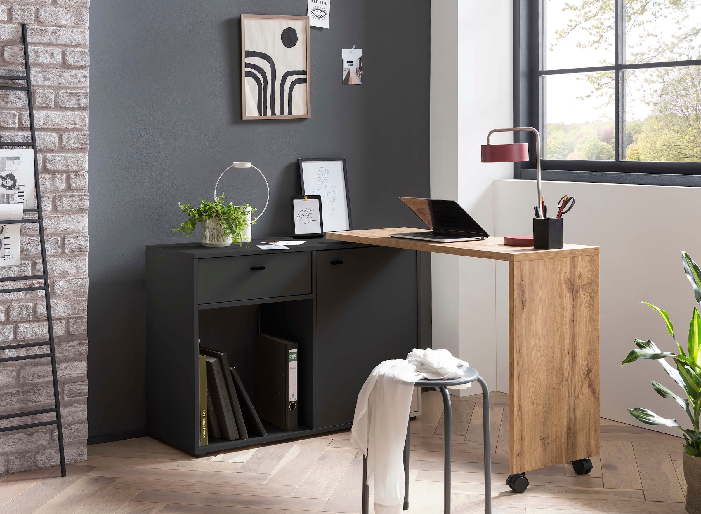 mit »Tiny Office, Home Arbeitsplatte online im praktisch kaufen Sideboard Working«, flexibler Schildmeyer Schreibtisch