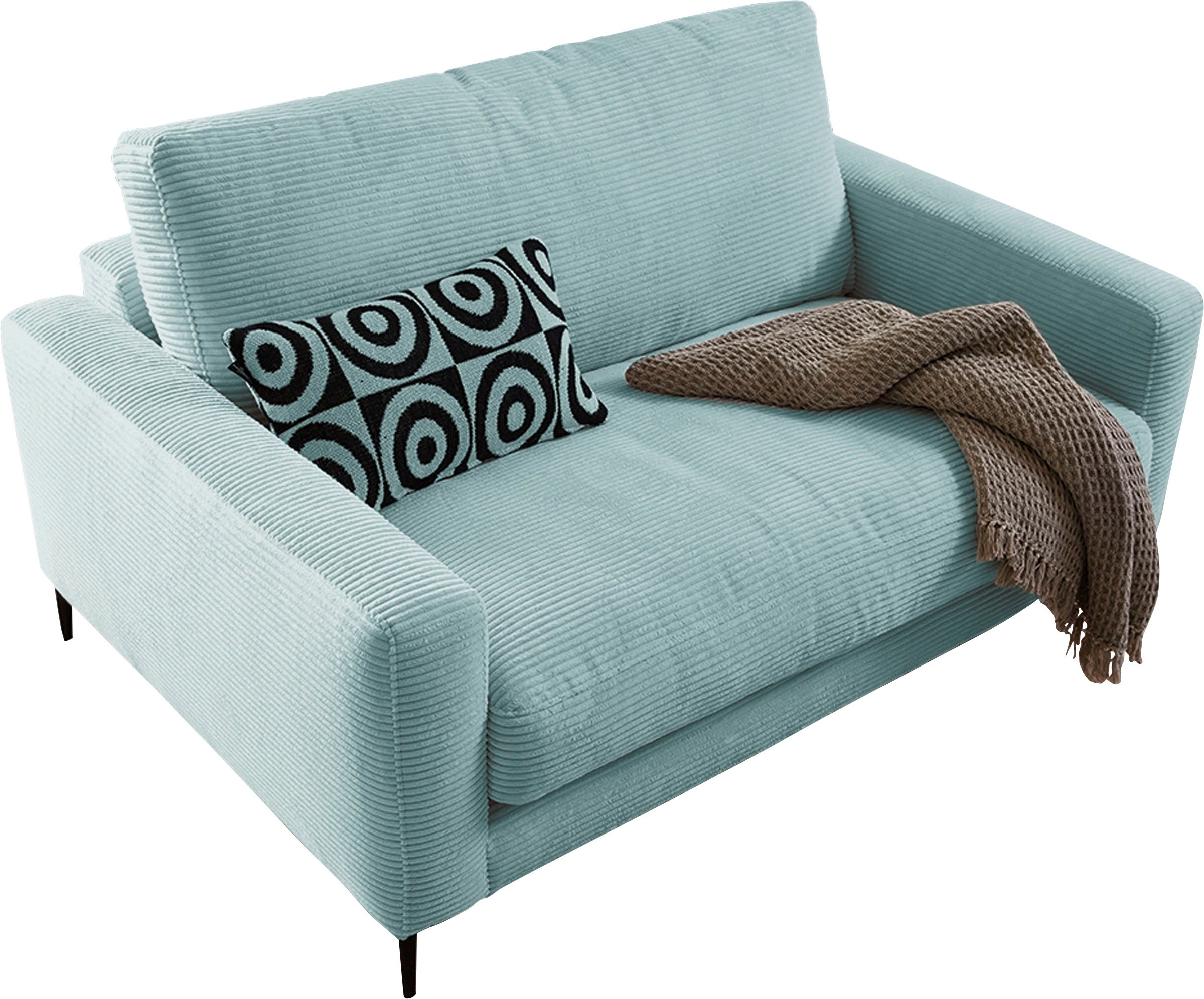Home affaire 1,5-Sitzer »Downtown  B/T/H:  152/105/84 cm« weicher Sitzkomfort, Cord, gemütliches Loungemöbel zum Relaxen
