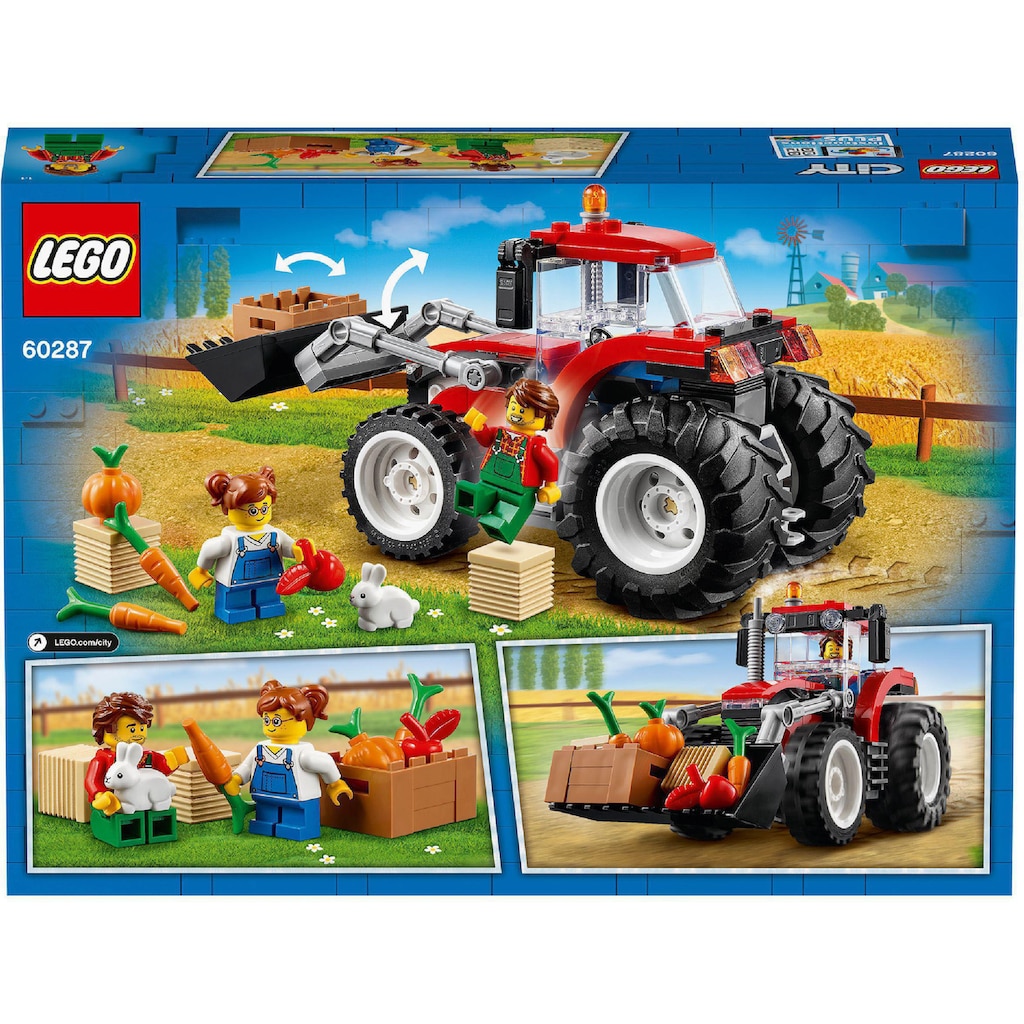 LEGO® Konstruktionsspielsteine »Traktor (60287), LEGO® City«, (148 St.)