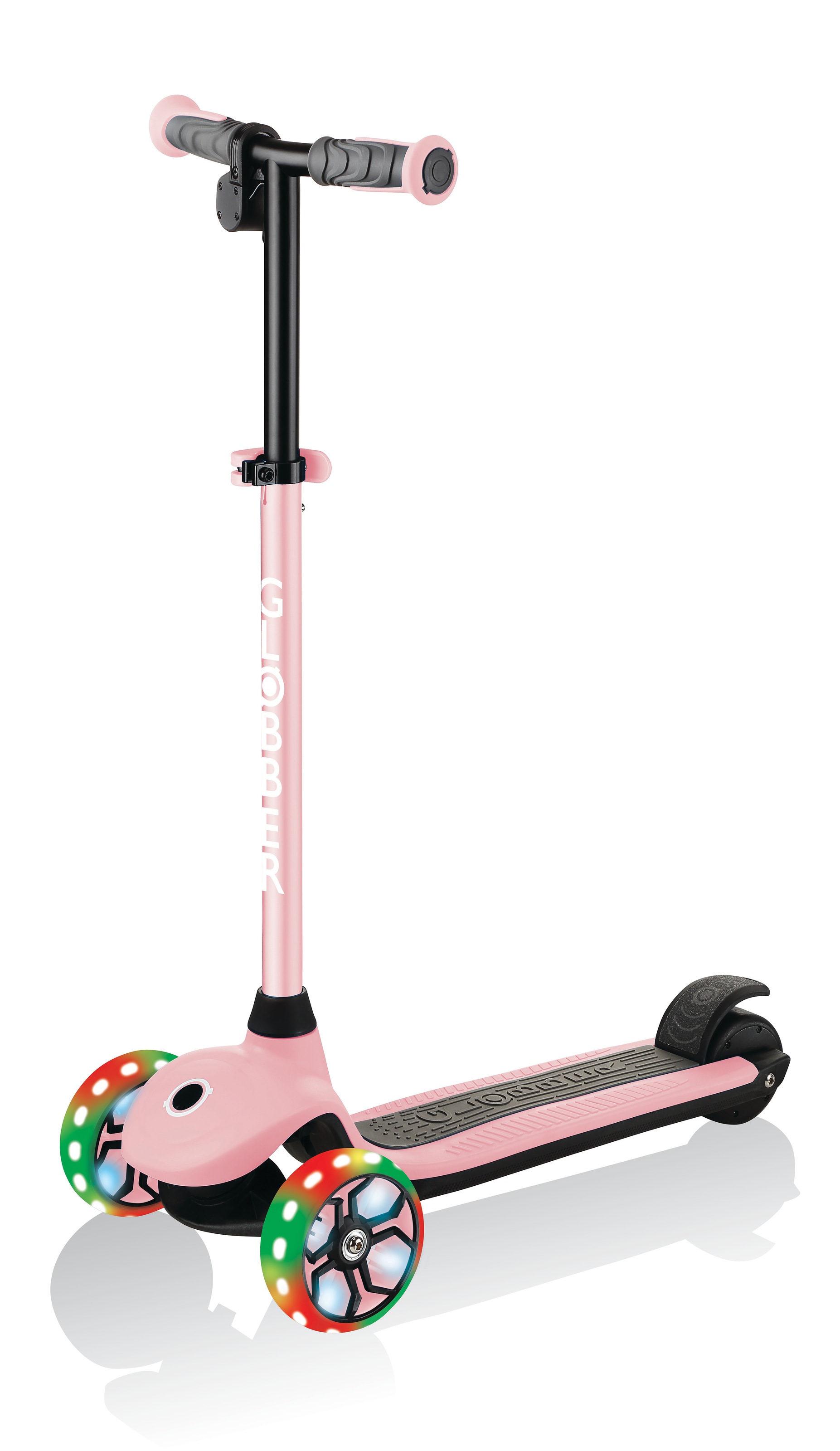 Globber E-Scooter »ONE K E-MOTION 4 PLUS, mit Leuchtrollen« 10 km/h