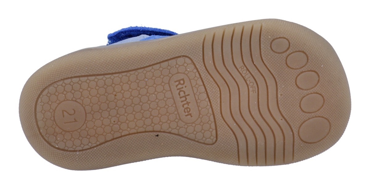 Richter Barfußschuh »Samy«  Babyschuh, Klettschuh, Größenschablone zum Download, mit WMS