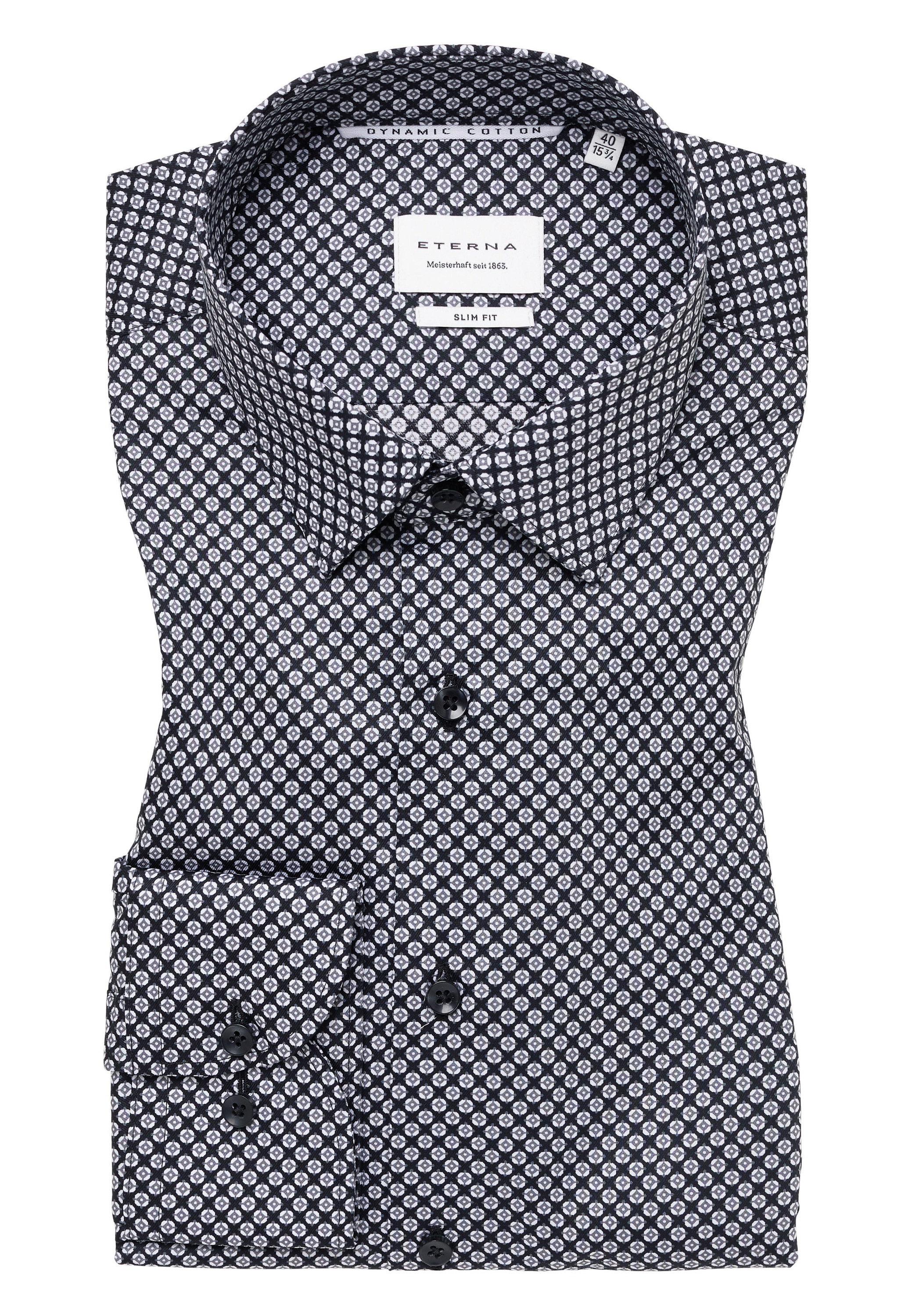 Eterna Langarmhemd »SLIM FIT« NON IRON (bügelfrei)
