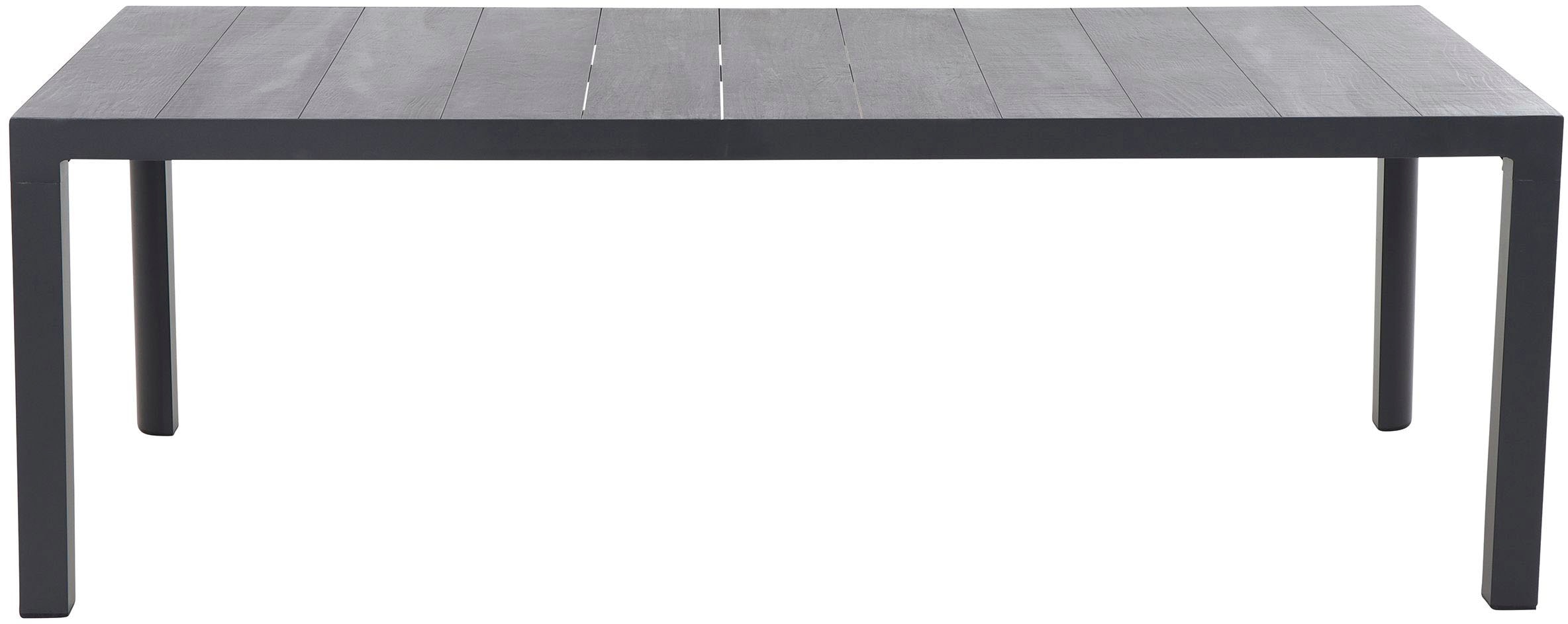 Siena Garden Garten-Essgruppe »Valencia/Ancona«, (Set, 15 tlg., 6 Sessel: 59x71x110 cm, Liege: 70x154x109,5 cm, Tisch: 220x100x74 cm), Polypropylen, Aluminium, Tischplatte aus Keramik, inkl. 7 Auflagen