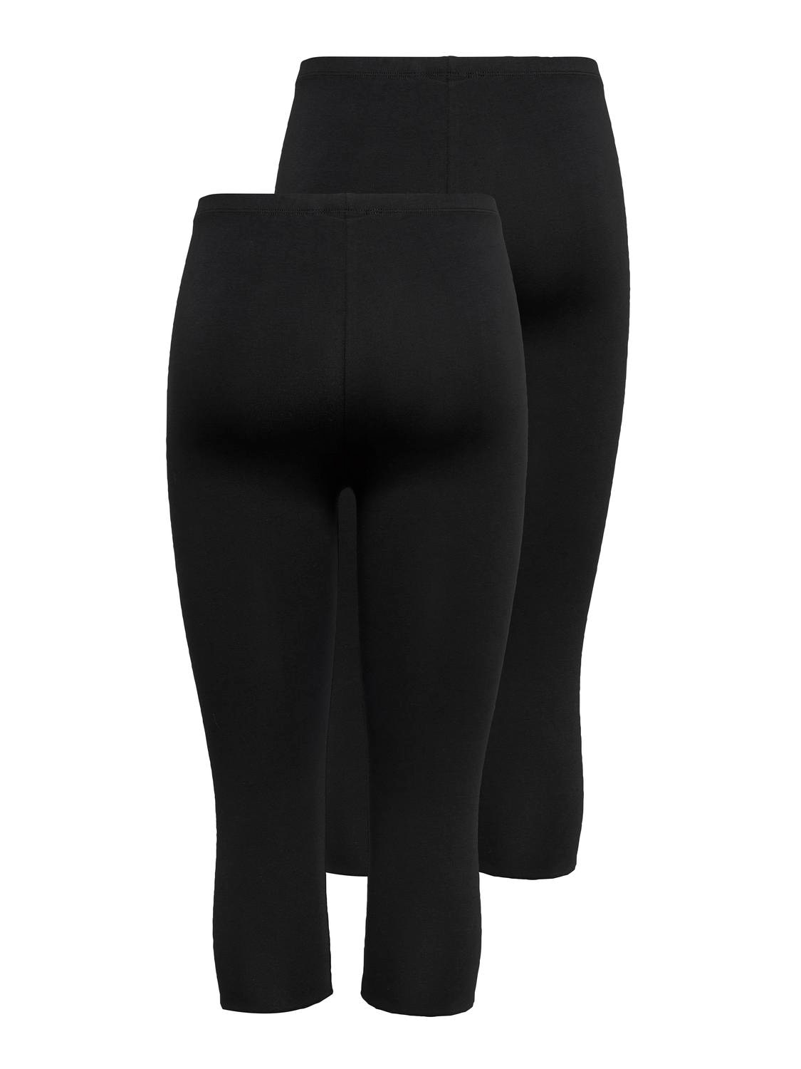 ONLY 3/4-Leggings »ONLLIVE LOVE 3/4 CS LEGGINGS 2 PACK«