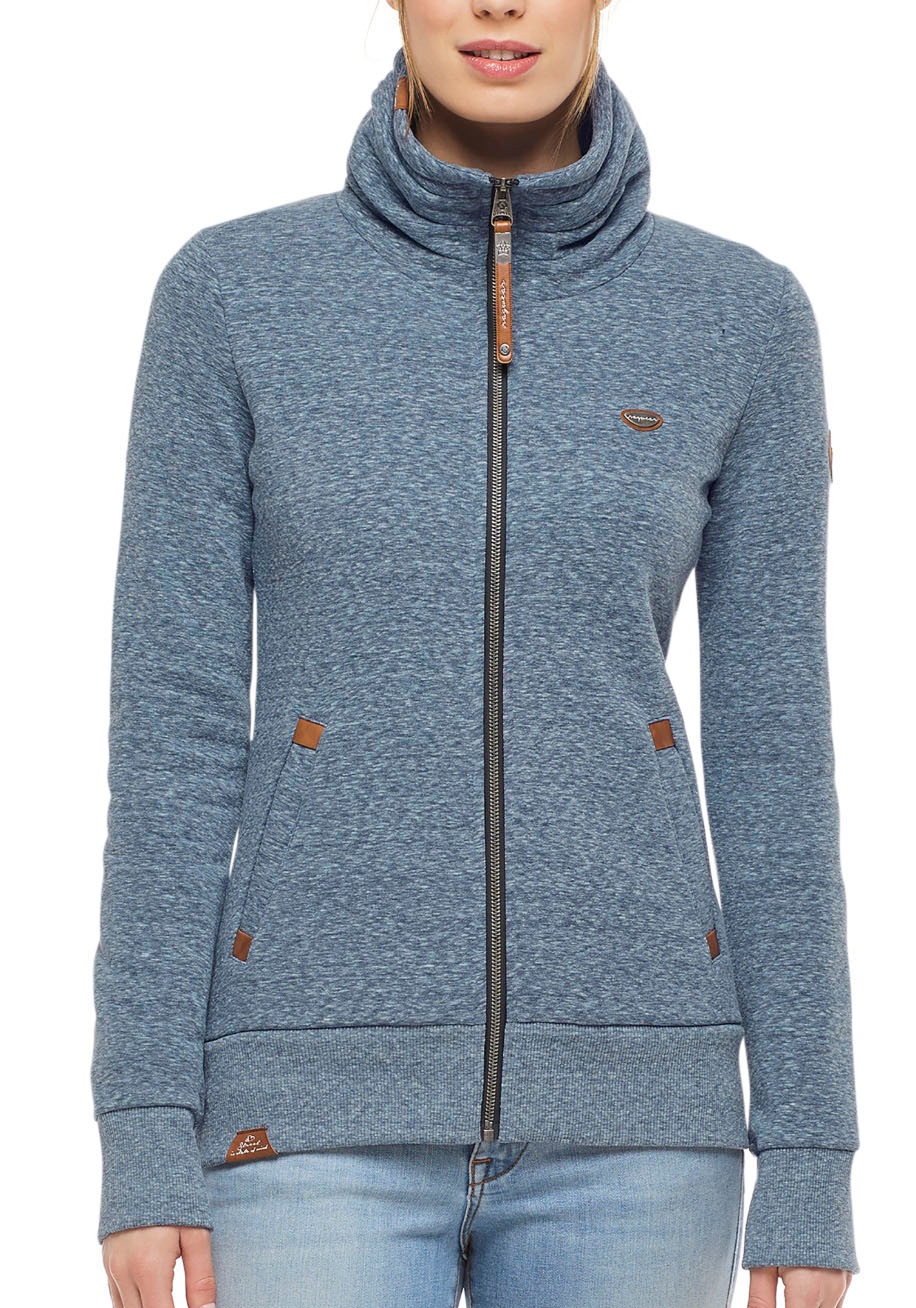 Ragwear Sweatjacke »IZOLDA«, mit hohem Stehkragen