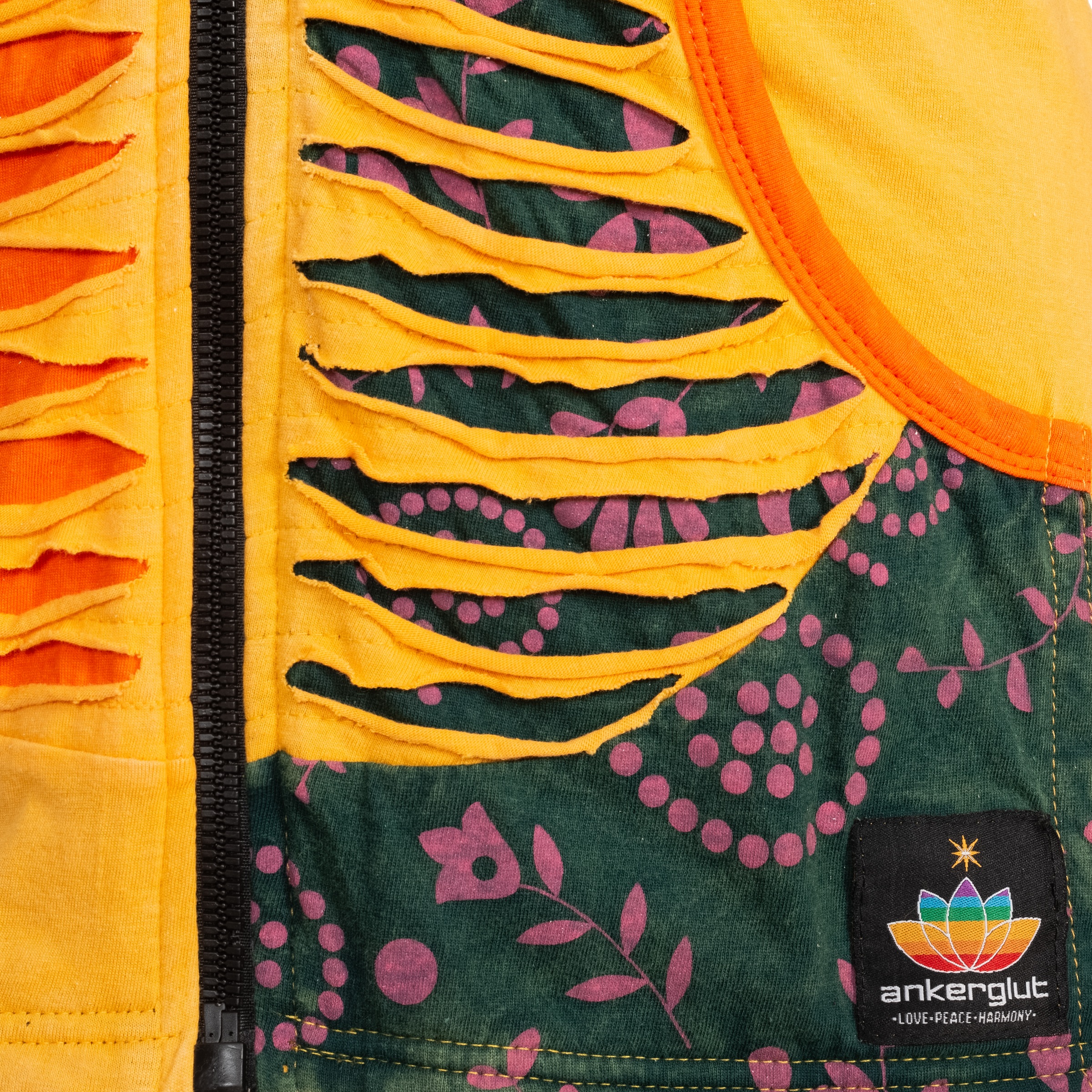 DEPROC Active Fleecejacke »Patchwork Multicolor NUNAVUT II NEW FLOWER POWER«