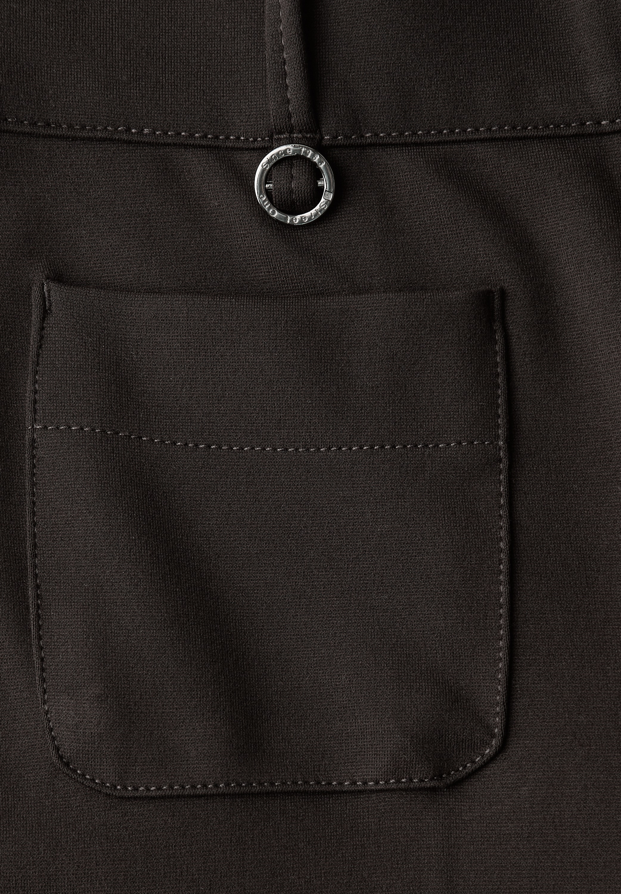 STREET ONE Stoffhose, Straight Leg, High Waist