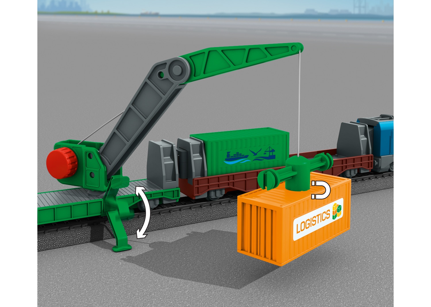 Märklin Modelleisenbahn-Set »Märklin my world - Startpackung "Containerlogistik" - 29349«
