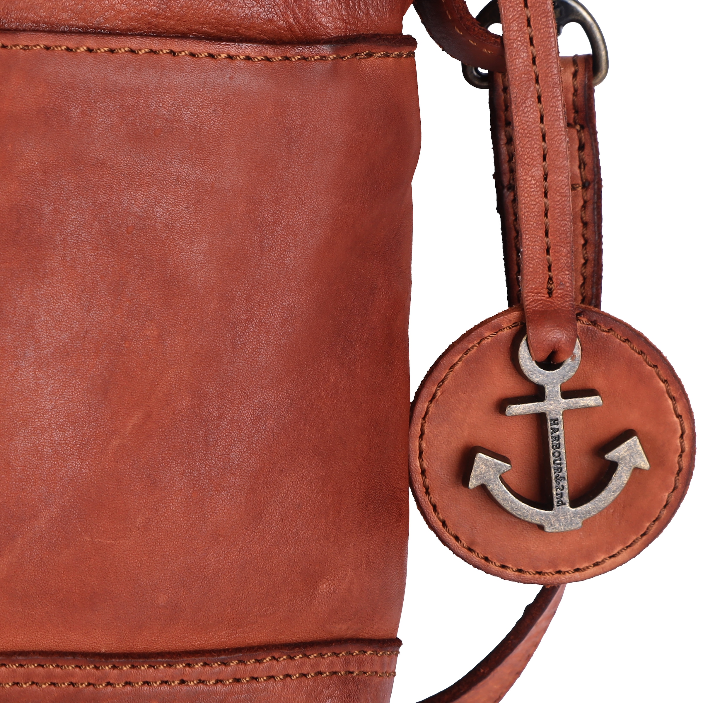 HARBOUR 2nd Handtasche »Isalie2«, Umhängetasche Tasche Damen mit Anker Anhänger
