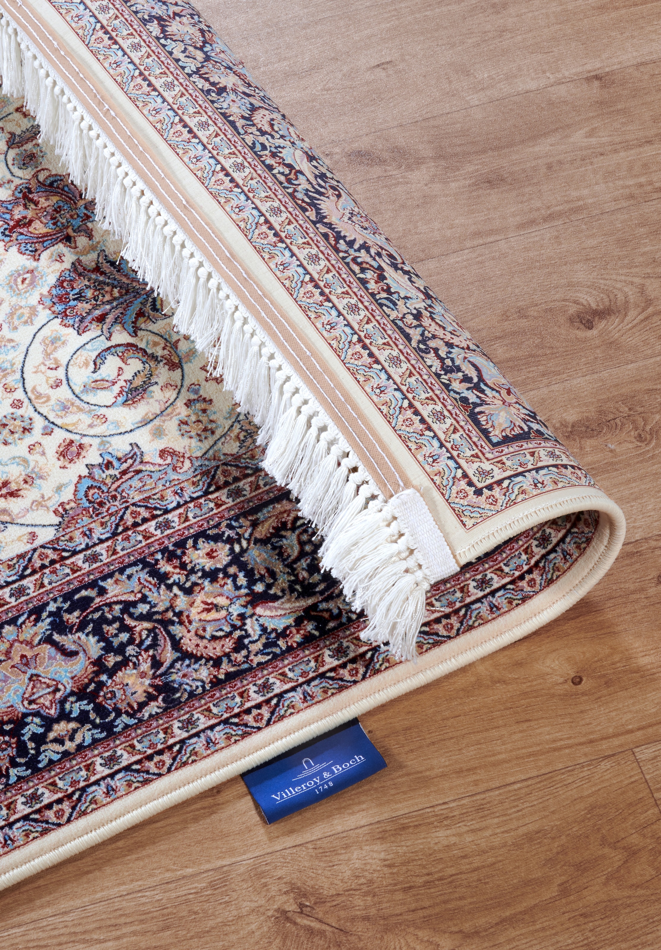 Villeroy & Boch Teppich »Alfred«, rechteckig, 7 mm Höhe, Orientalisch, Fransen, Wohnzimmer, Schlafzimmer, Klassisch, Kurzflor