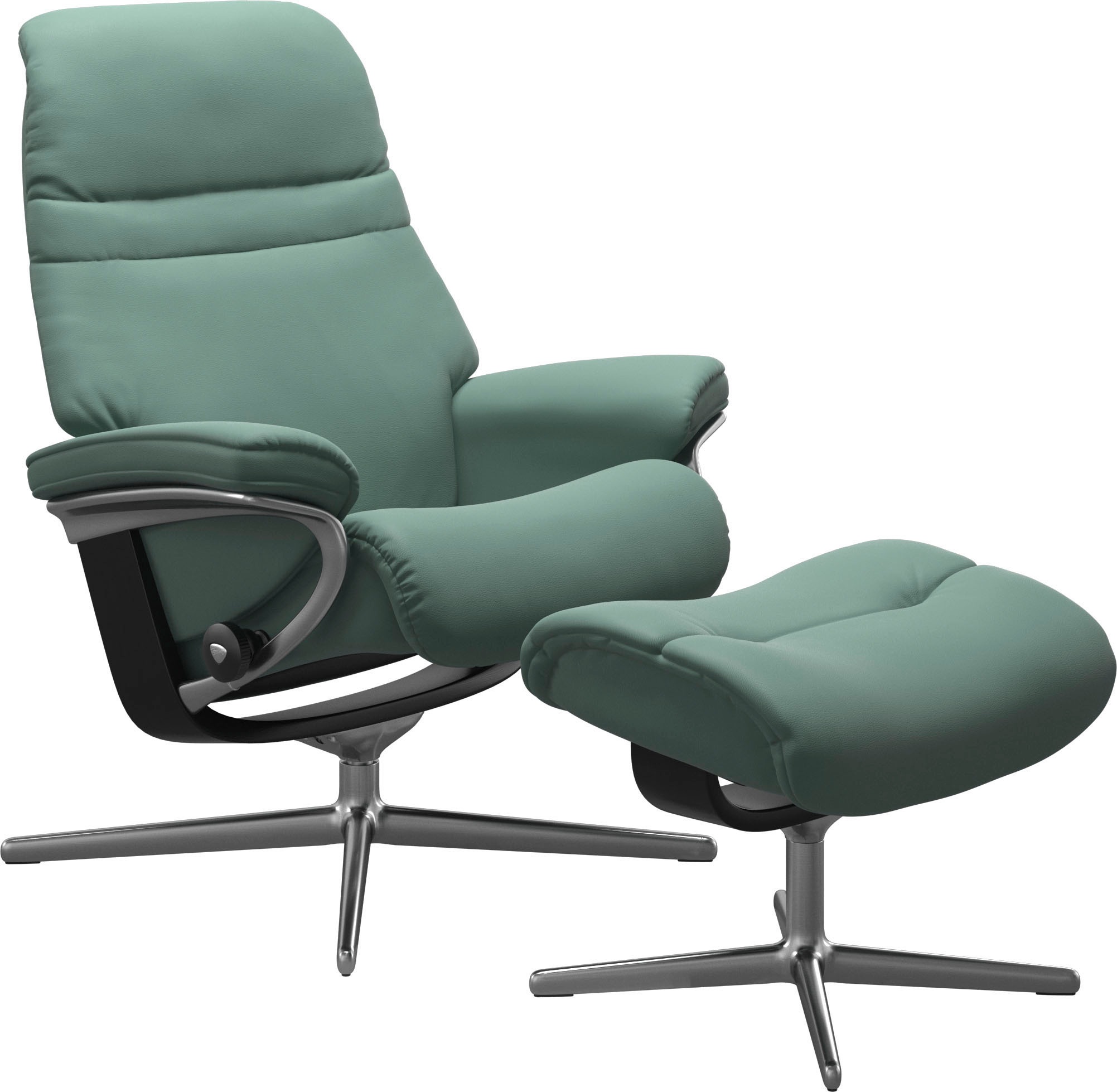 Stressless® Fußhocker »Sunrise«, mit Cross Base, Größe S, M & L, Holzakzent Schwarz