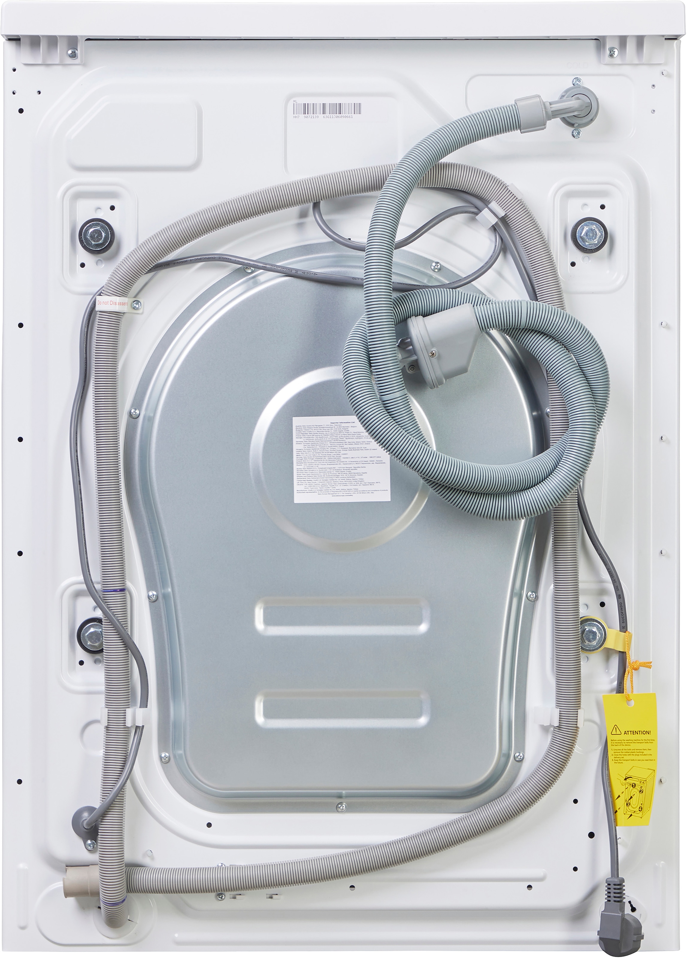 BEKO Waschmaschine »WMOFE741« 7 kg 1400 U/min SteamCure reduziert Falten, AddXtra erlaubt späteres Nachlegen.