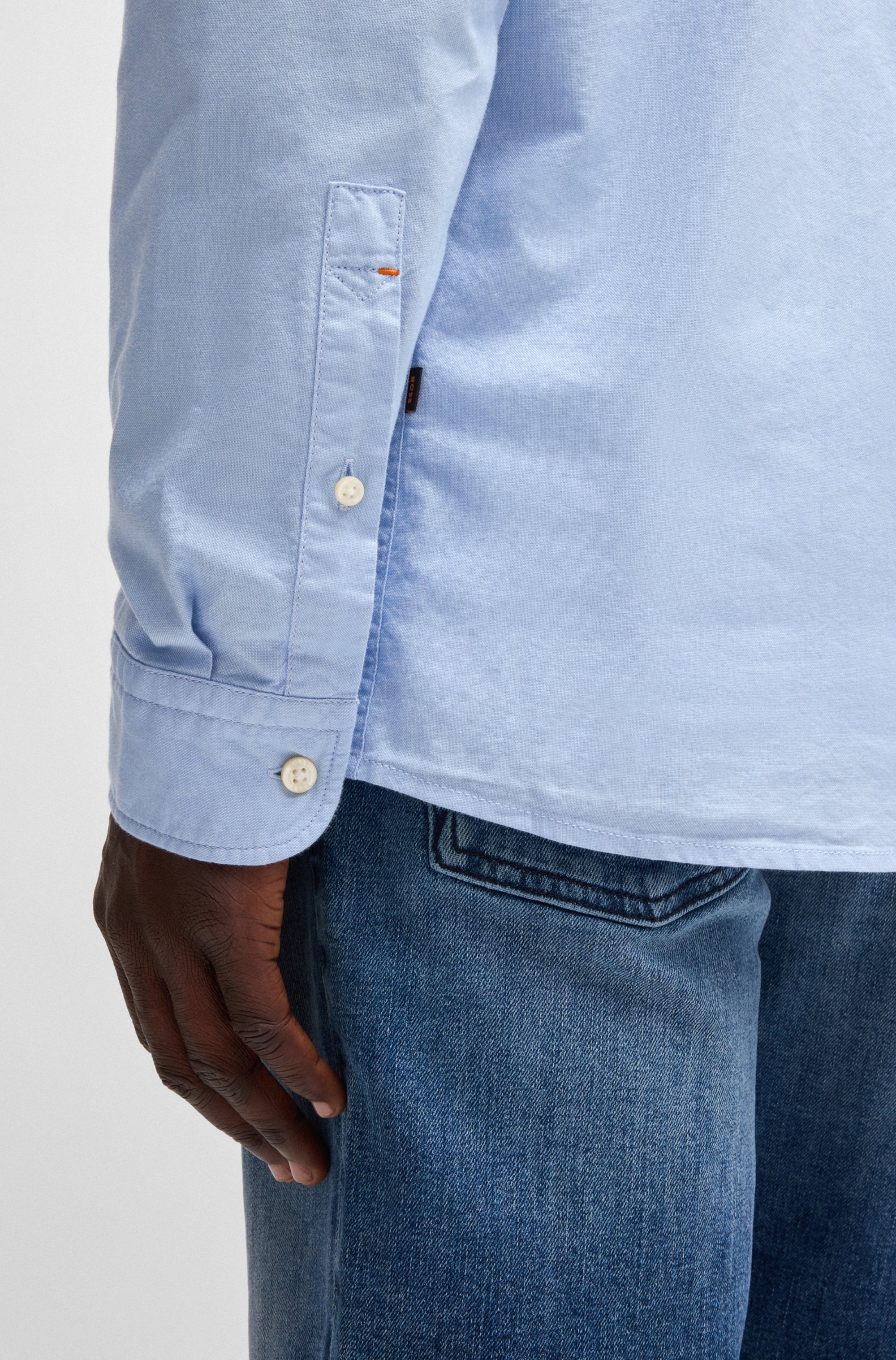 BOSS ORANGE Businesshemd »Rickert«, mit Button-down-Kragen