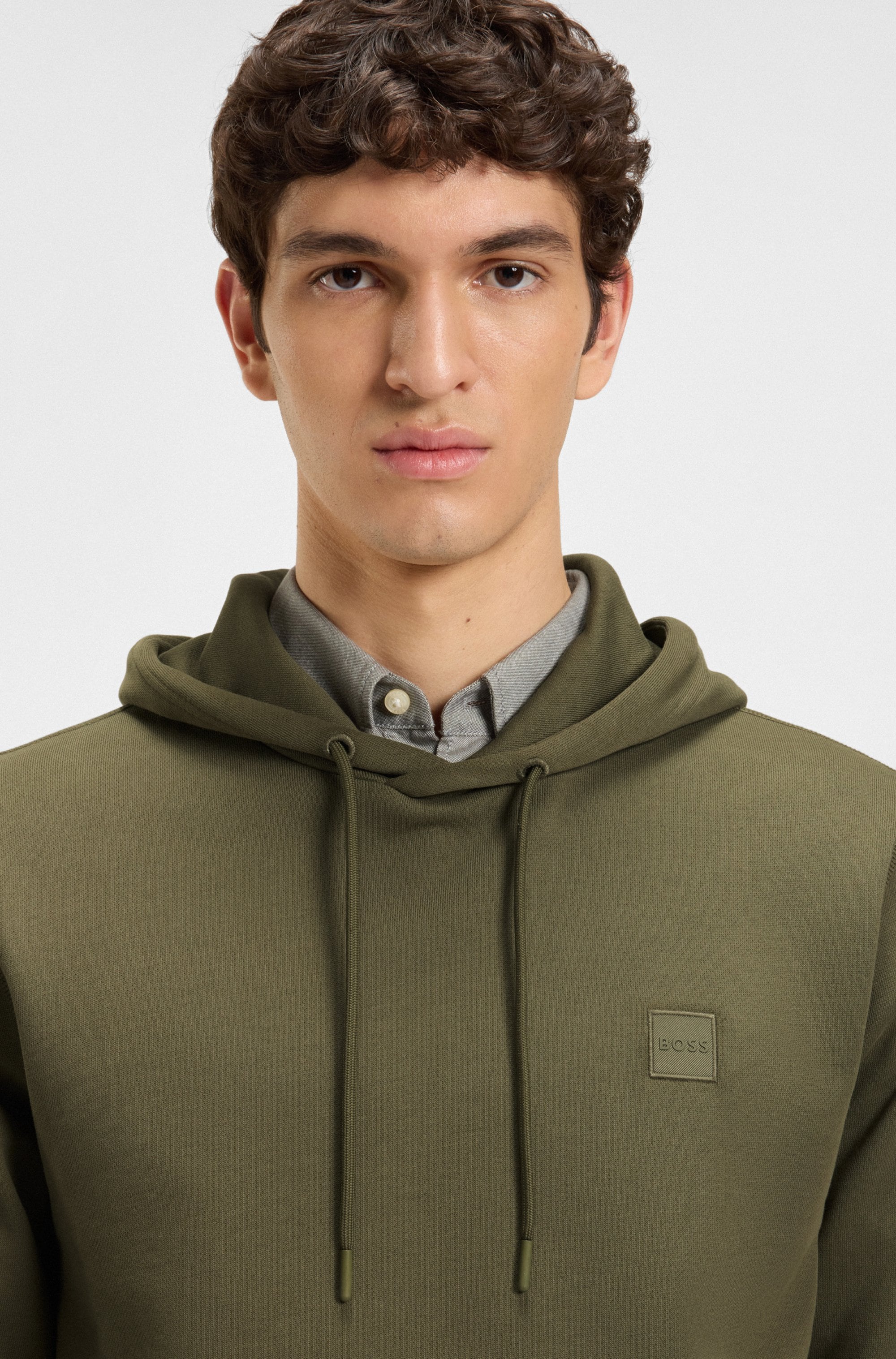 BOSS ORANGE Kapuzensweatshirt »Wetalk«, mit gesticktem BOSS Markenlabel