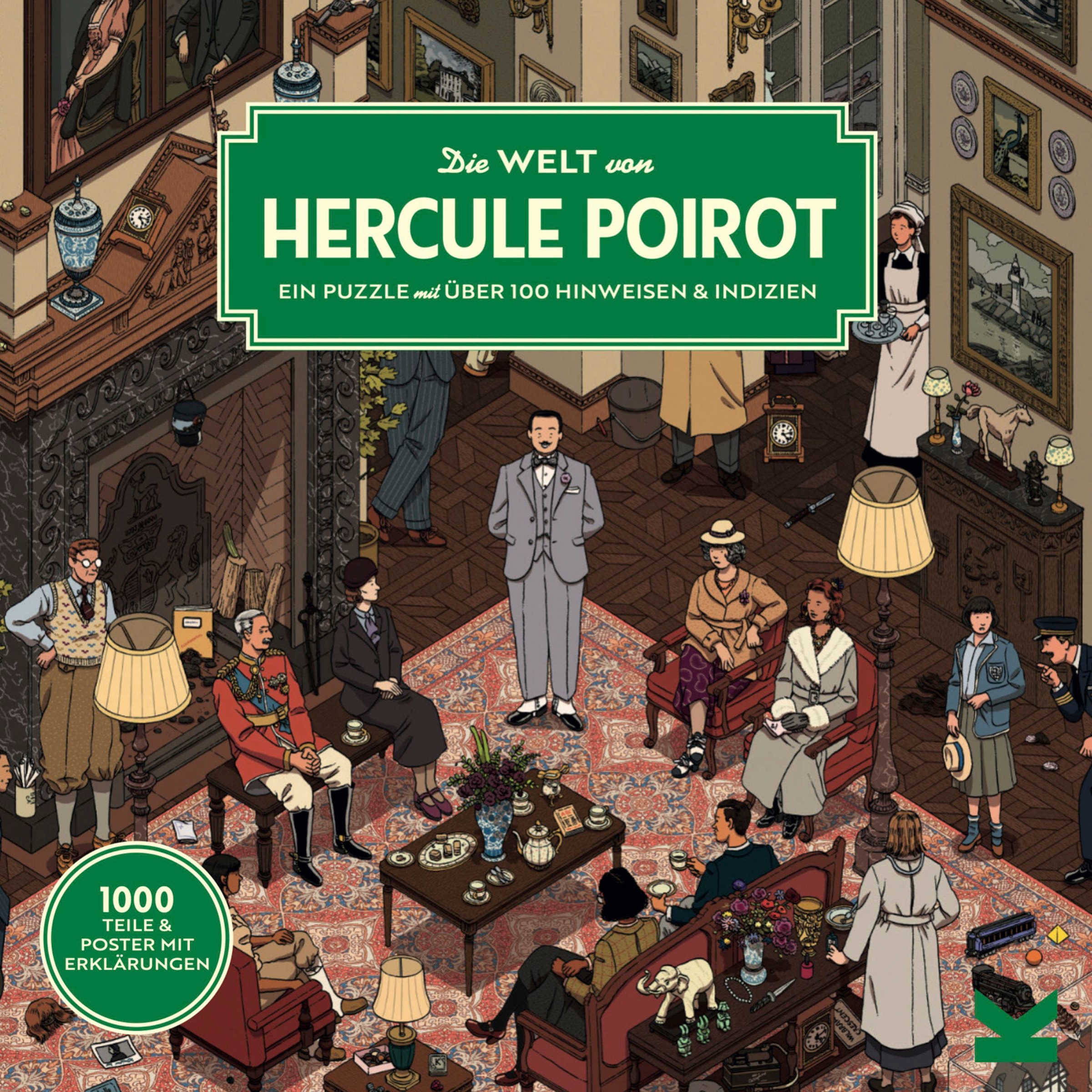 Puzzle »Die Welt von Hercule Poirot«