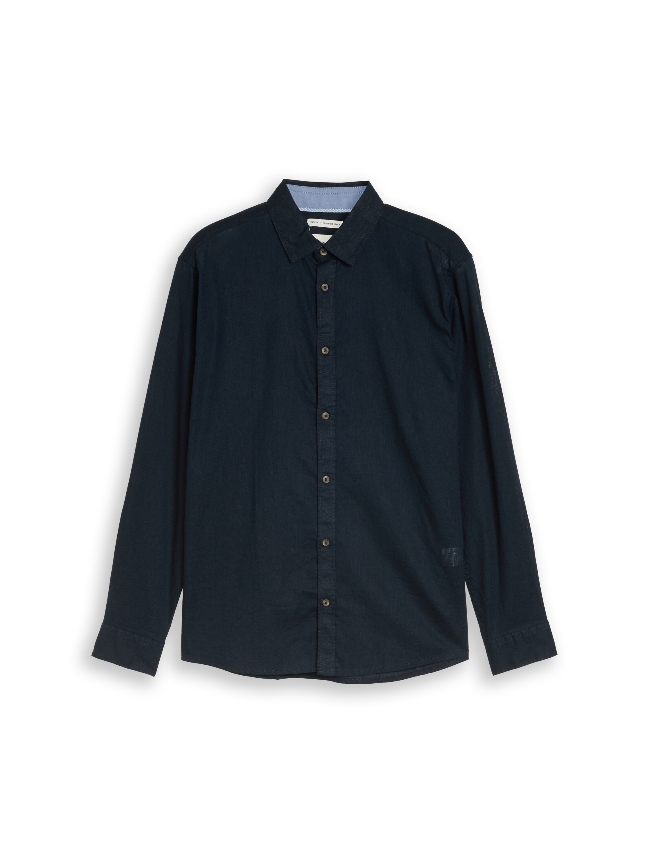 TOM TAILOR Langarmhemd mit Leinen