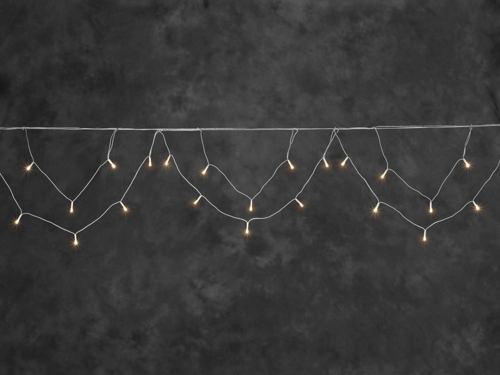 KONSTSMIDE LED-Lichterkette bernsteinfarbene »Weihnachtsdeko 200 aussen«, bei Dioden bogenform, OTTO