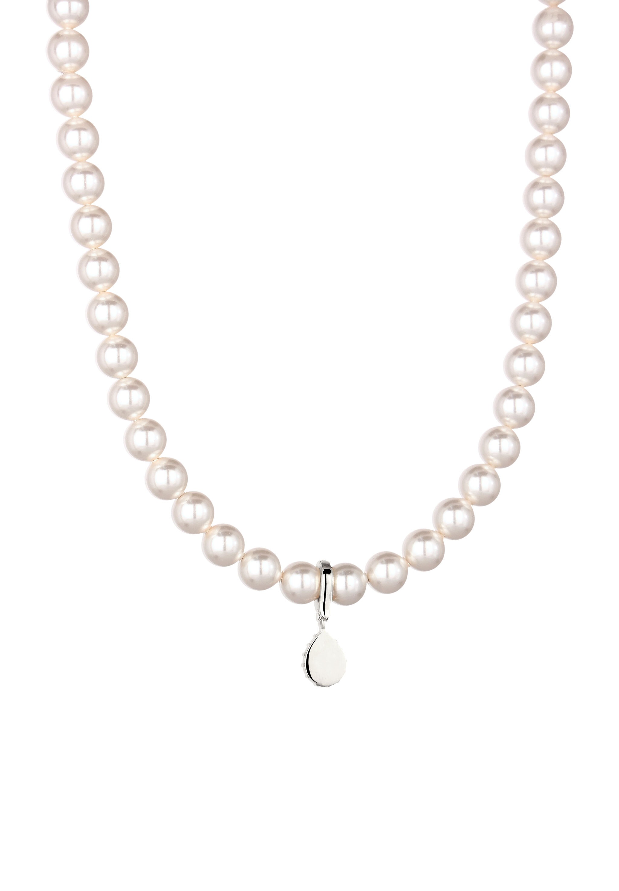 Elli Silberkette »Halskette mit Perlen von Swarovski(R) 925 Sterling Silber«