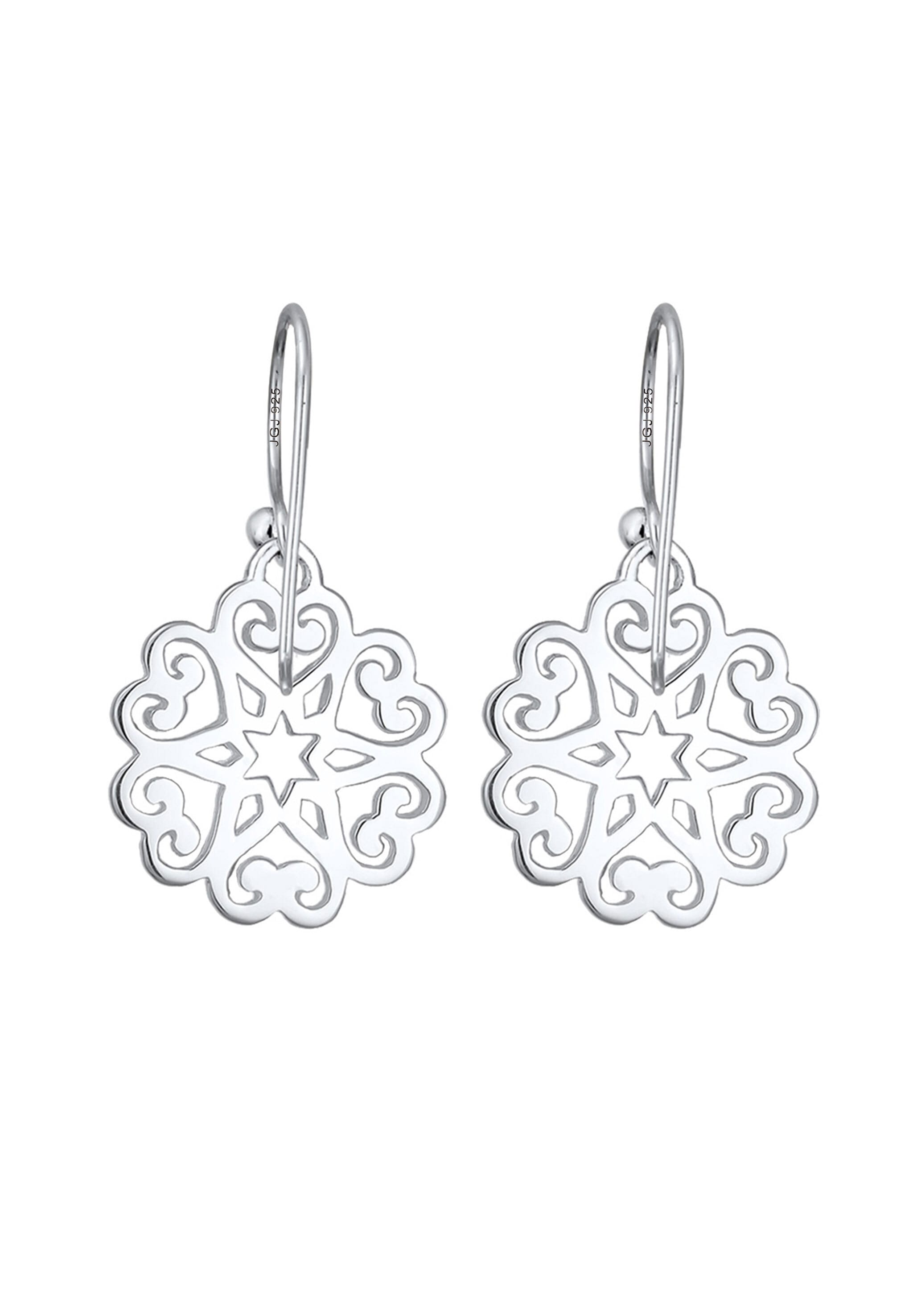 Elli Paar Ohrhänger »Ohrringe Ohrhänger Ornament 925 Sterling Silber«