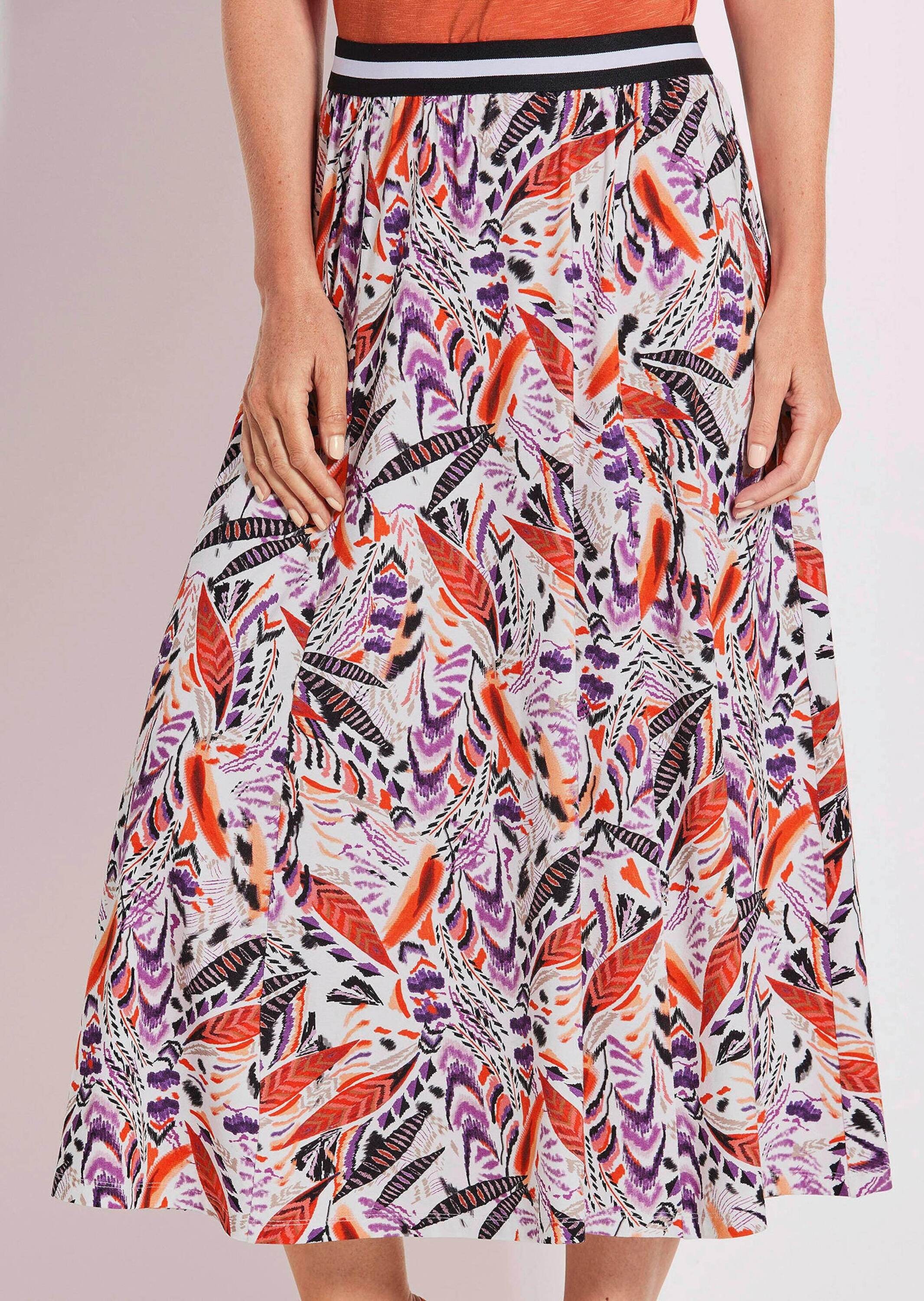 GOLDNER Maxirock »Midi Ethno Rock mit Gummibund«