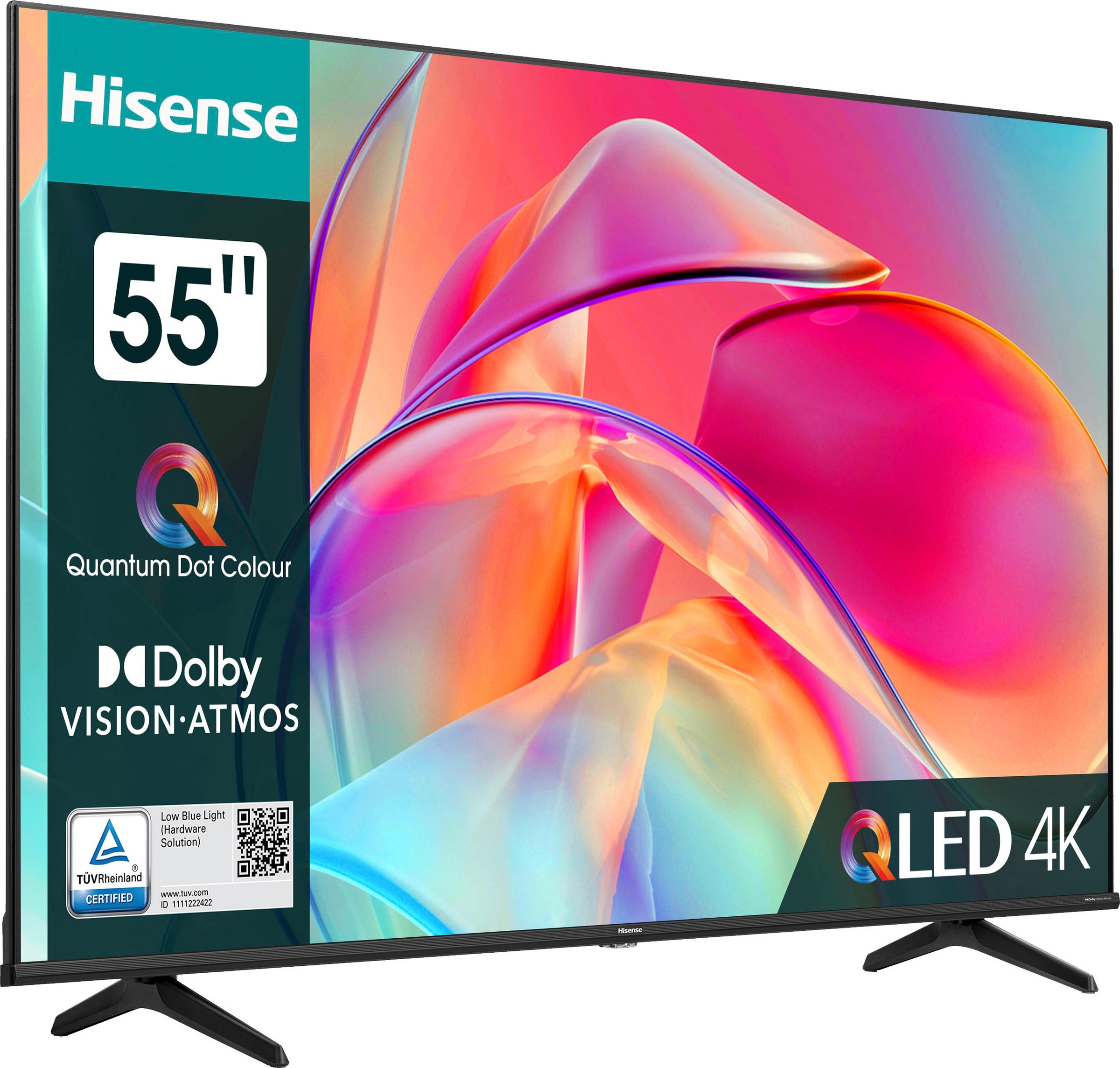 Hisense LED-Fernseher »55E77KQ«, 4K Ultra HD, Smart-TV