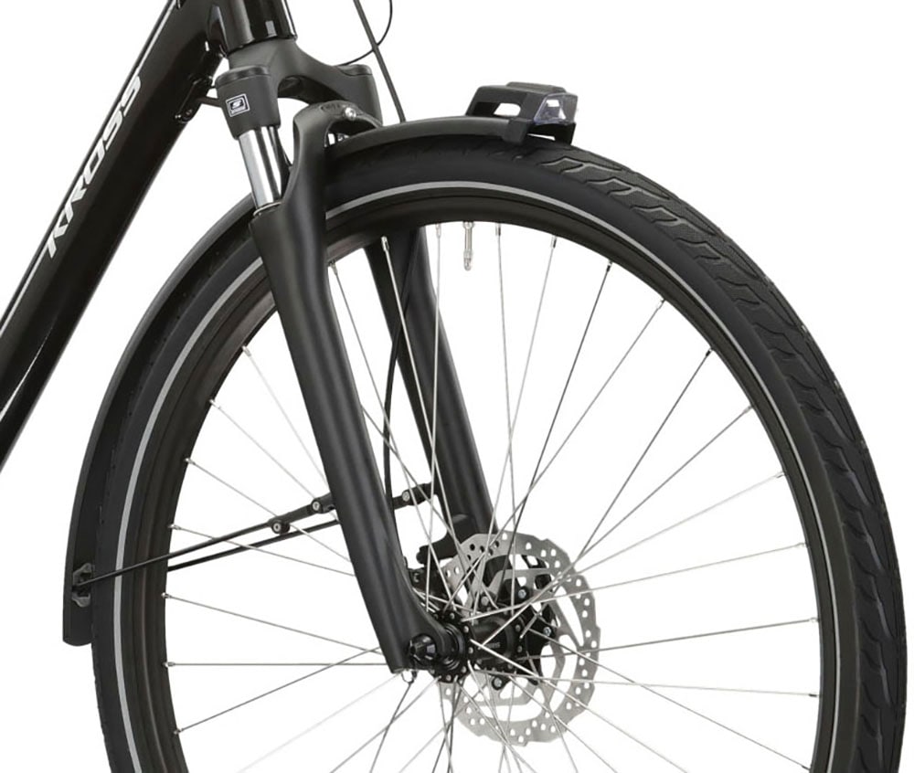 Kross E-Bike »E-Citybike Sentio Hybrid 5.0 28 Zoll schwarz«, 7 Gang, Shimano, NEXUS, Mittelmotor 250 W, Pedelec, Elektrofahrrad für Damen und Herren