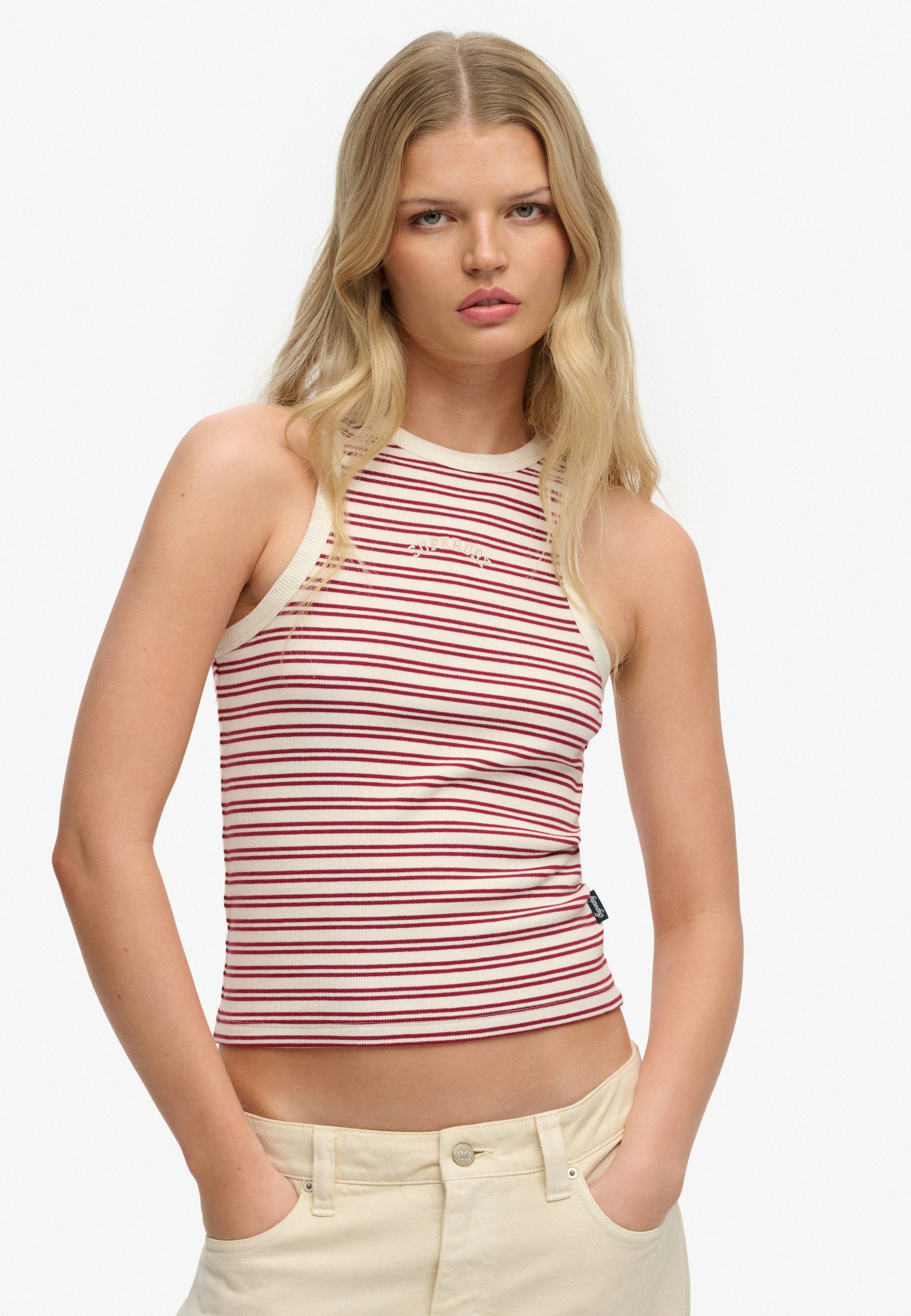 Superdry Tanktop »ESSENTIAL LOGO STR RACER VEST«