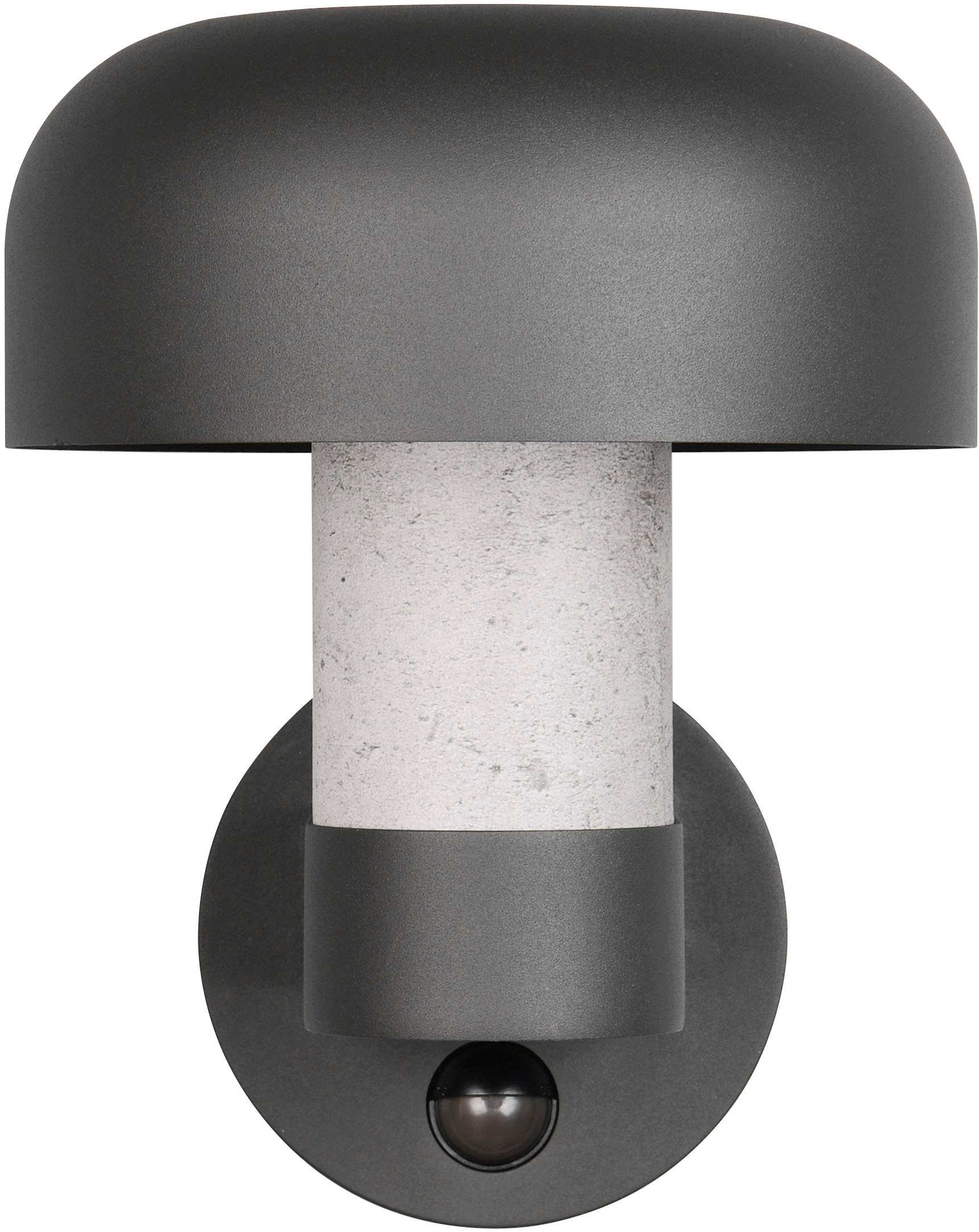 TRIO Leuchten Außen-Wandleuchte »FRASER, Fassadenbeleuchtung Laterne Pilzform, exkl 1x E27 max 10W IP54« E27 1 Stk. warmweiß - kaltweiß Hauswand Leuchte aus Druckguss Aluminium mit Bewegungsmelder