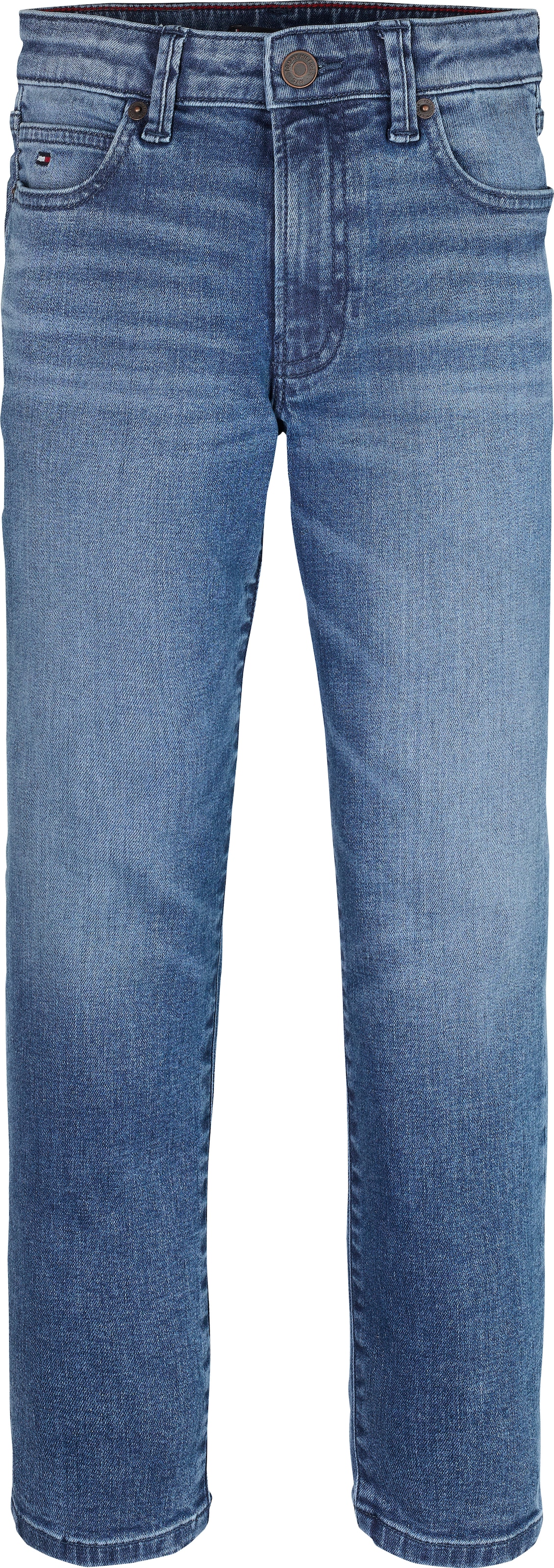 Tommy Hilfiger Straight-Jeans »MODERN STRAIGHT«, für Kinder bis 16 Jahre, in heller Waschung