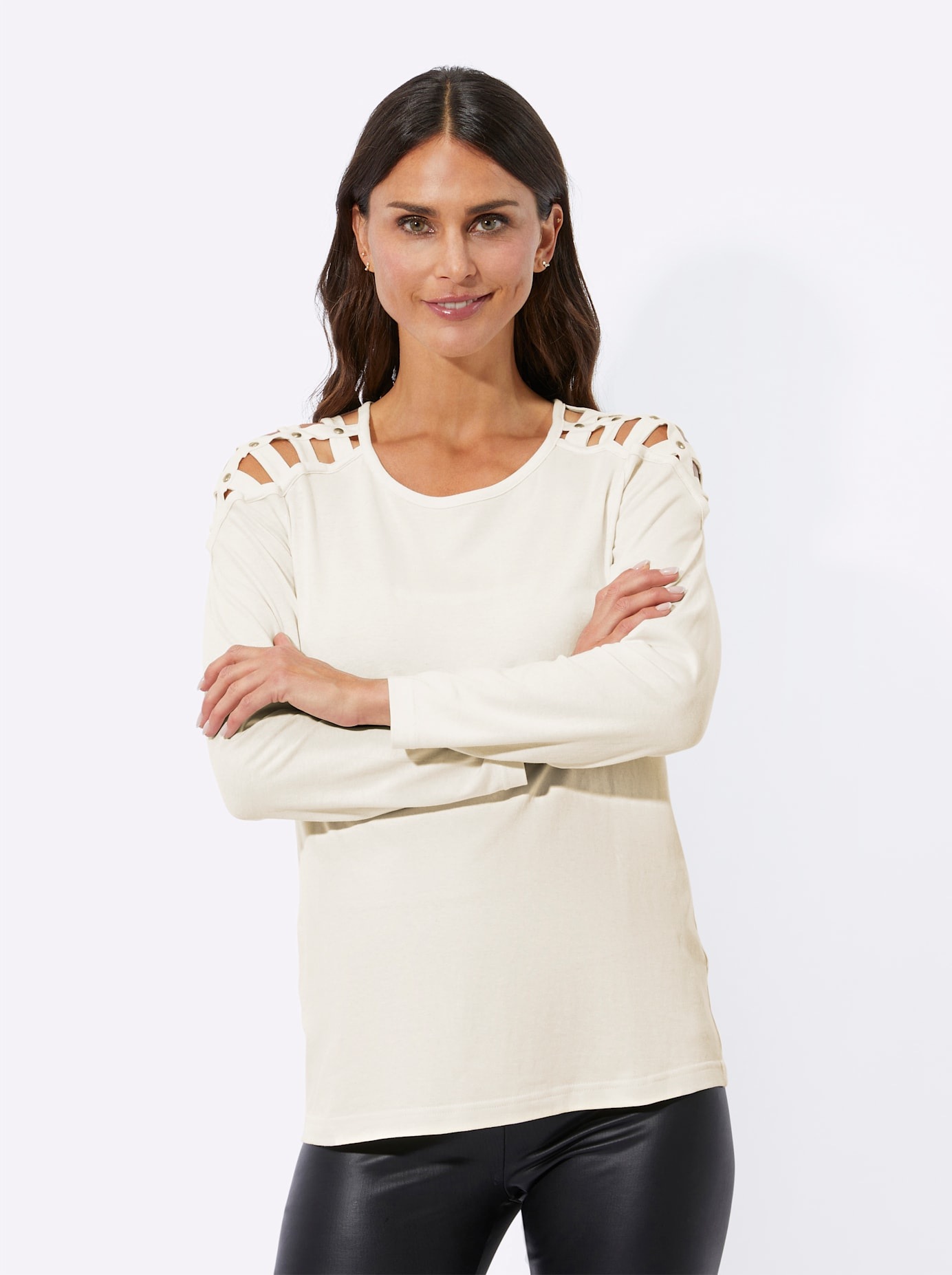 Inspirationen Langarmshirt »Shirt«, (1 tlg.)