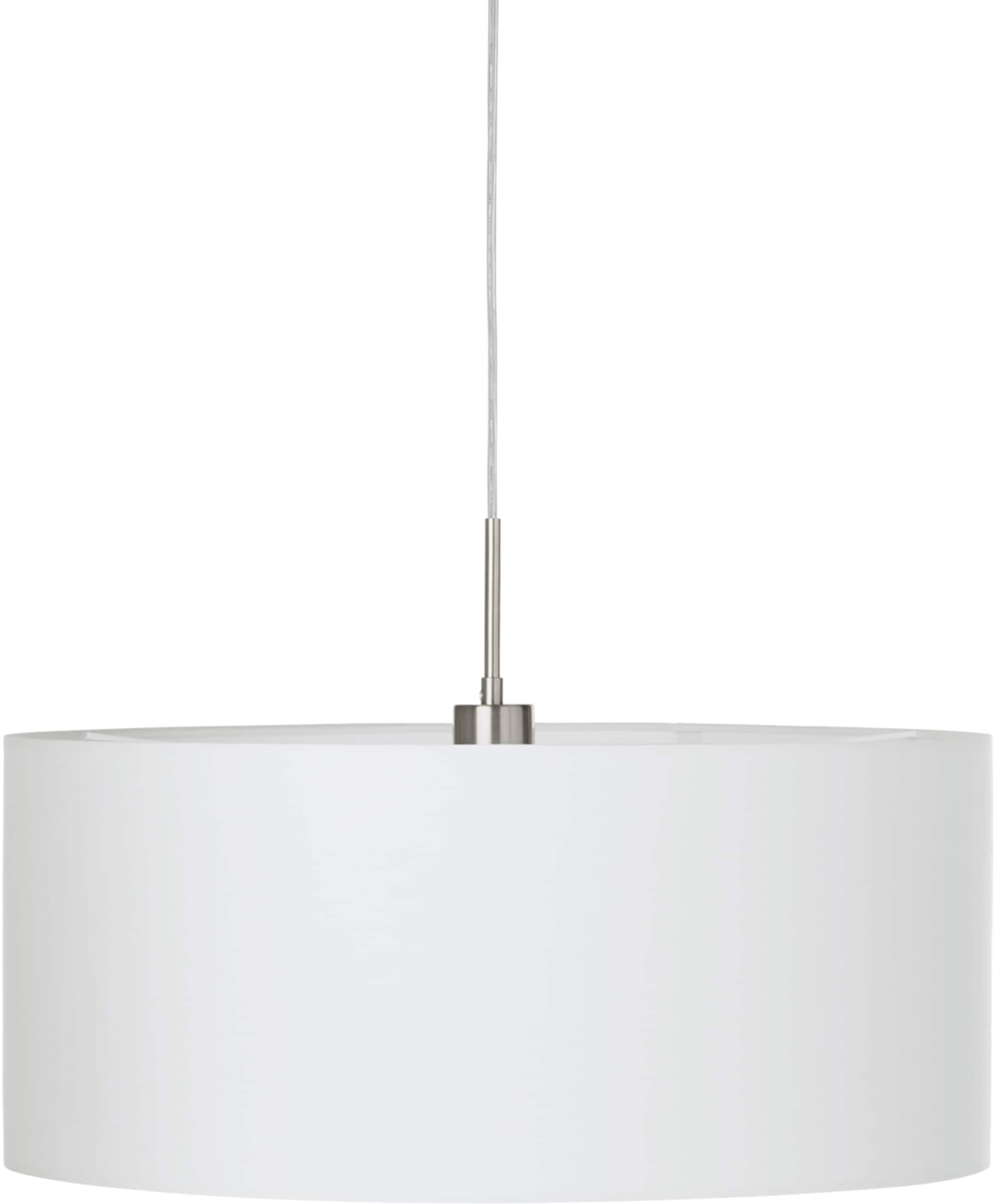 EGLO Hängeleuchte »PASTERI«, Ø53 max. aus 1 x cm bei / weiß 1 exkl. 60W) / x H110 E27 Stoff (je flammig-flammig, Lampe OTTO 